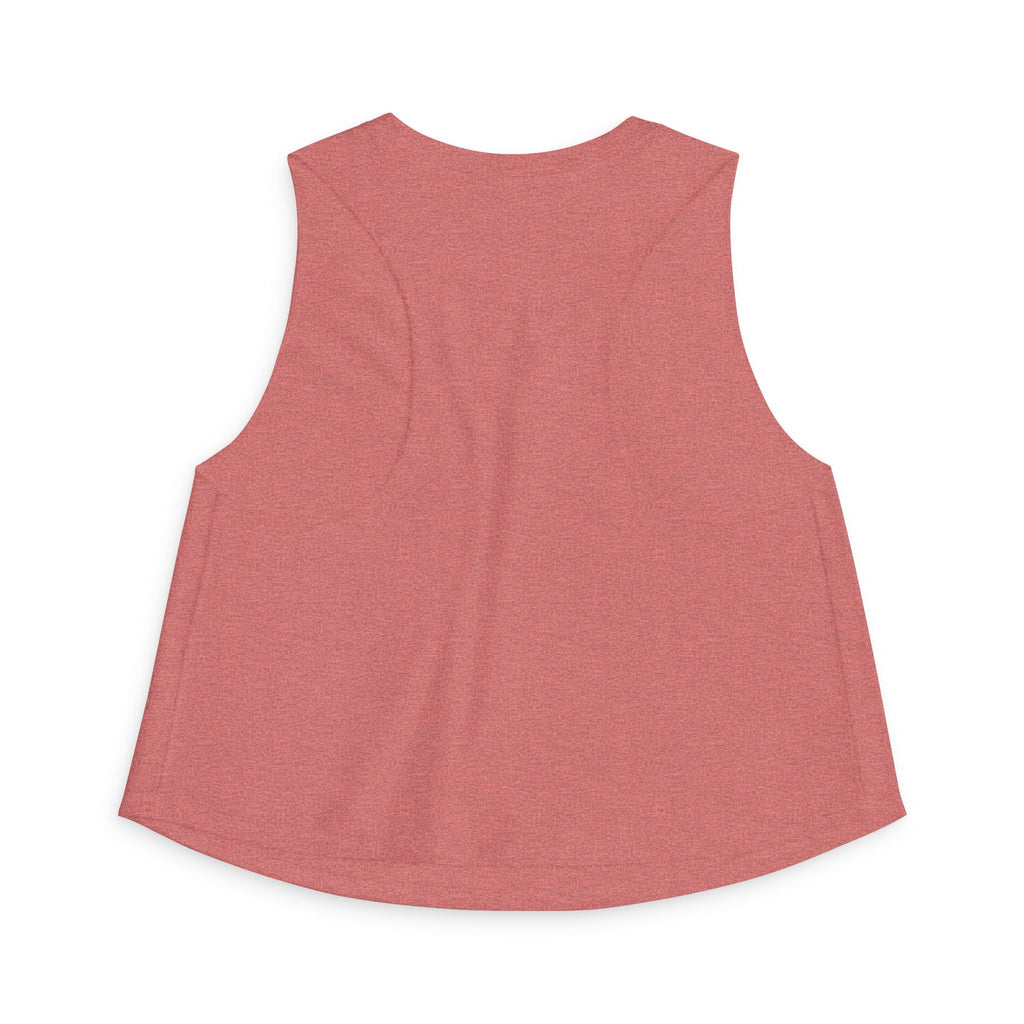 No Pacing Just Push crop top | Motivational Fitness Tank