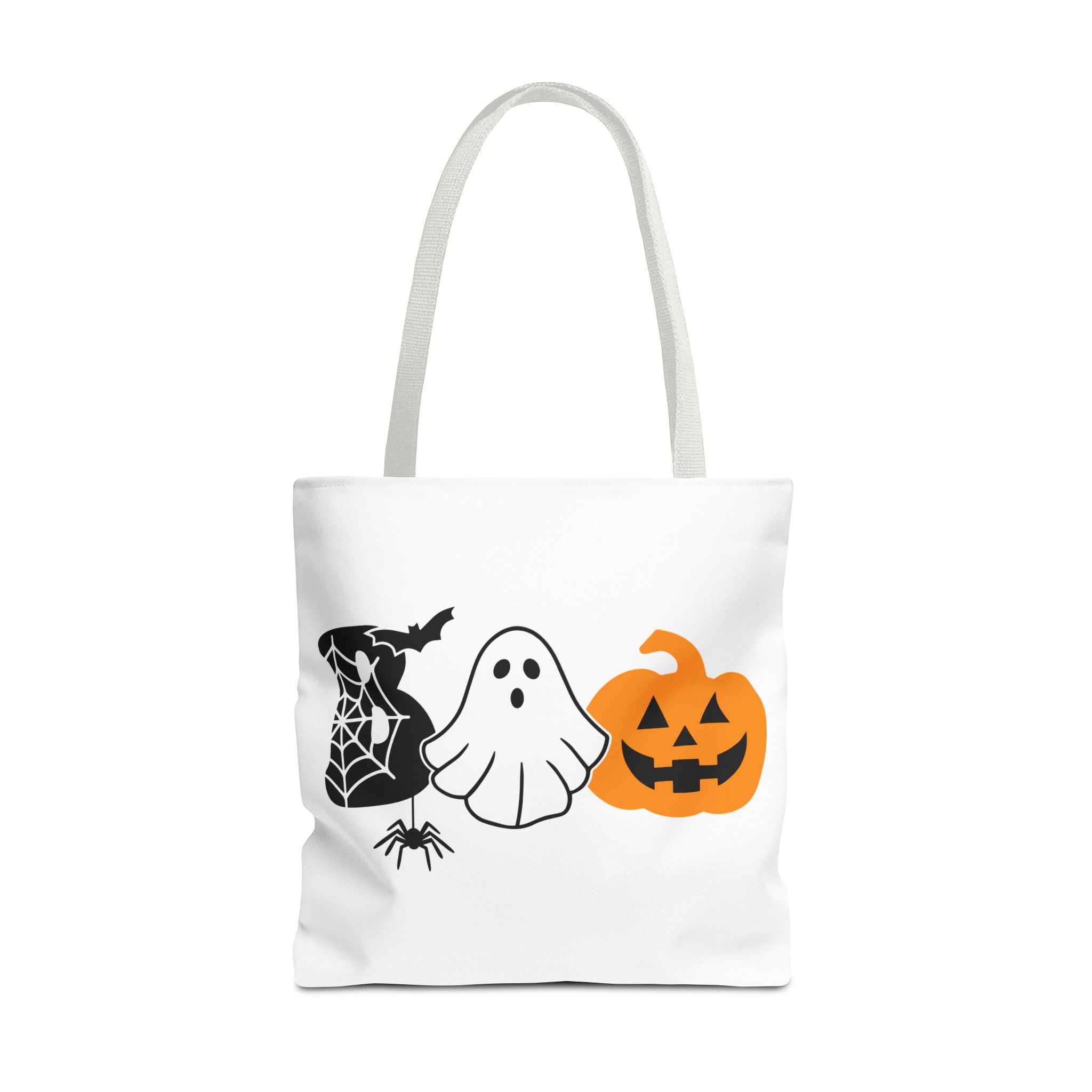Halloween-Themed Tote Bag - Spooky Ghosts and Pumpkins Design, Perfect for Trick or Treating, Fall Festivals, and Daily Use, [...]
