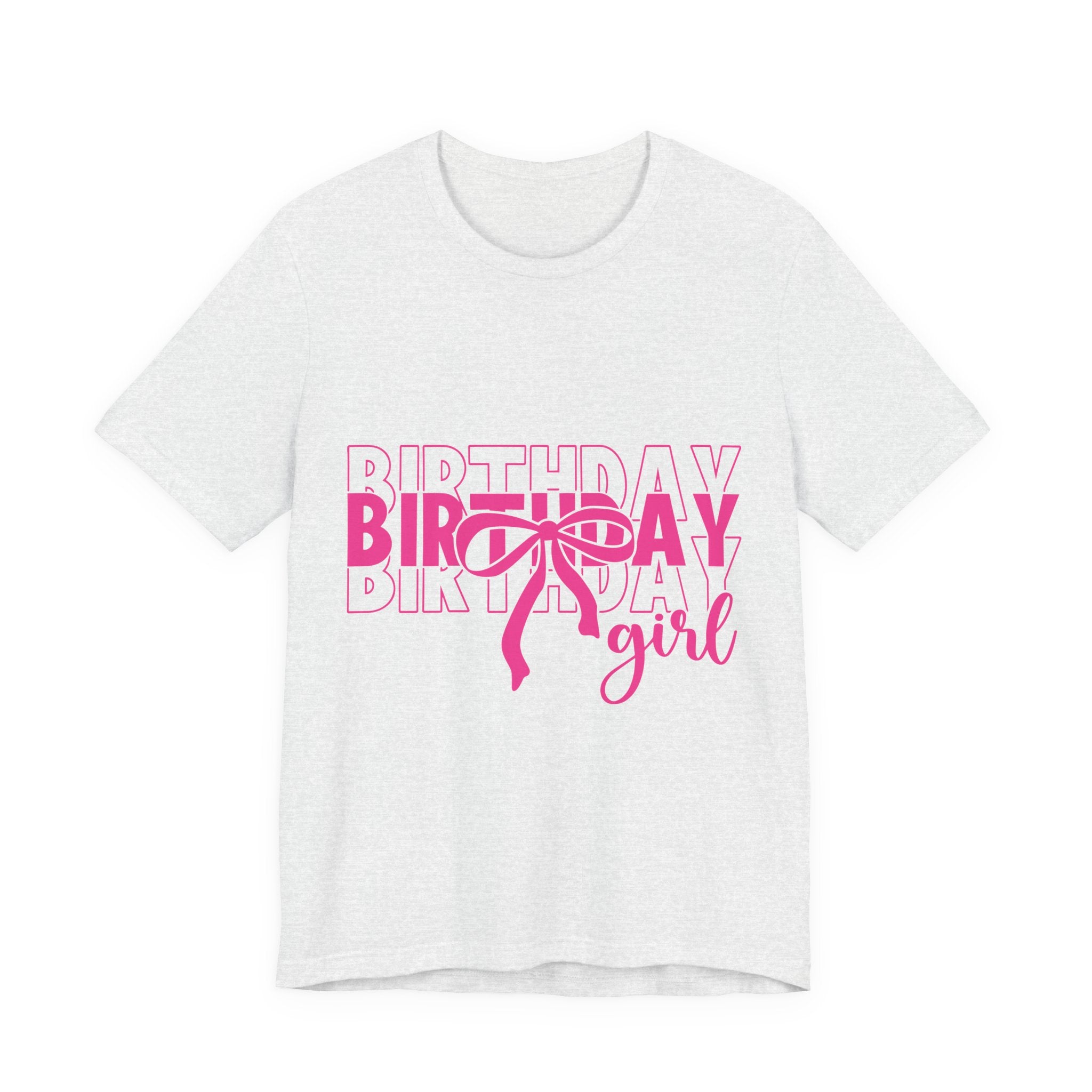 Birthday Girl T-Shirt Birthday Girl Shirt Preppy Coquette Bow Birthday Shirt Birthday Tee Who's the Birthday Girl Birthday time