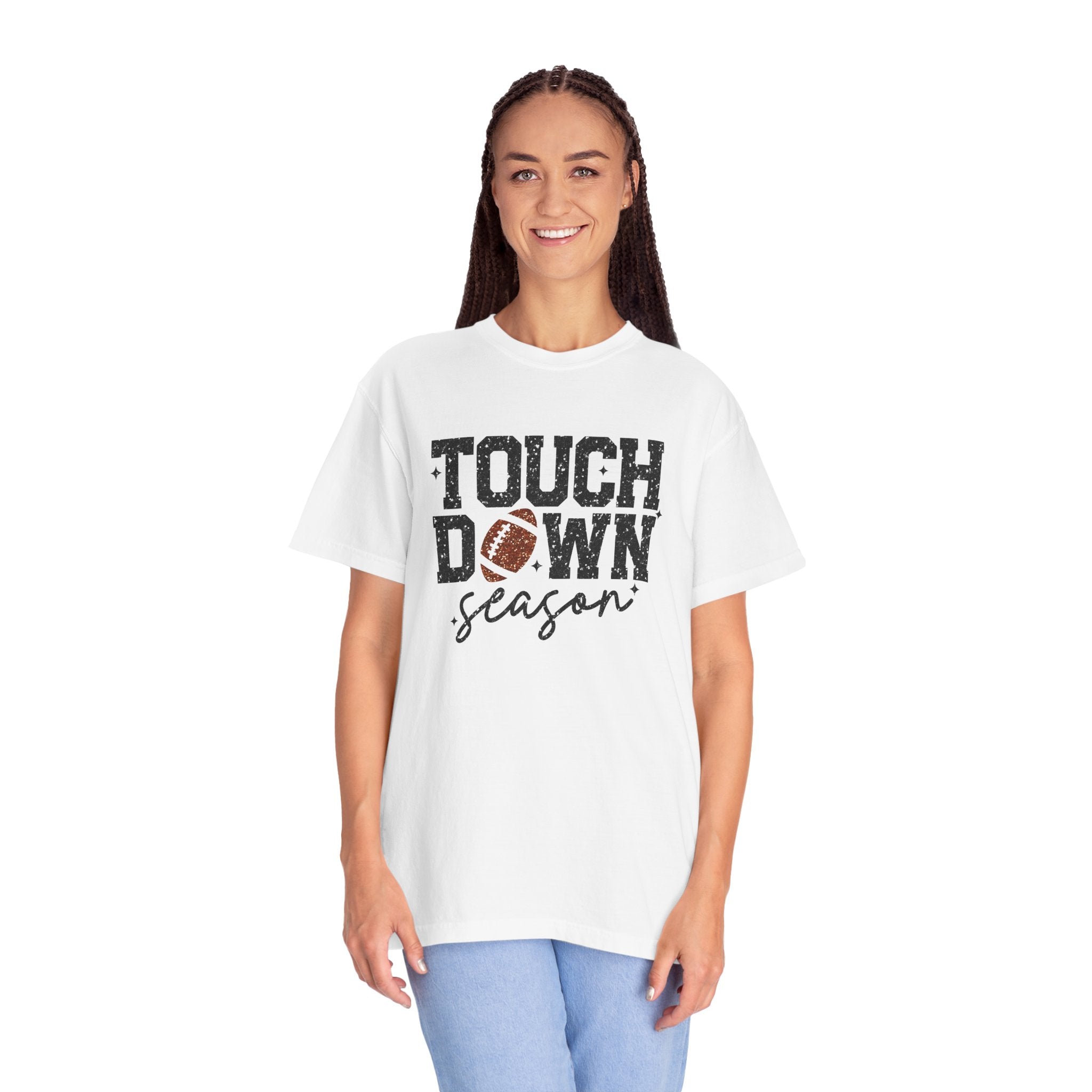 Touch Down Season Unisex T-Shirt, Sports Shirt, Football Tee, Game Day Apparel, Gift for Football Fans, Casual Comfortable Wear