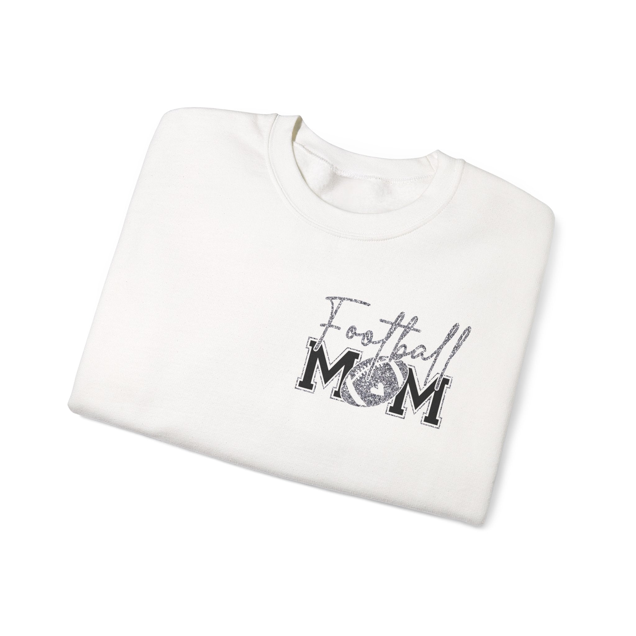 Football Mom Sweatshirt, Cozy Crewneck for Sports Moms, Gift for Football Season, Casual Wear, Game Day Outfit