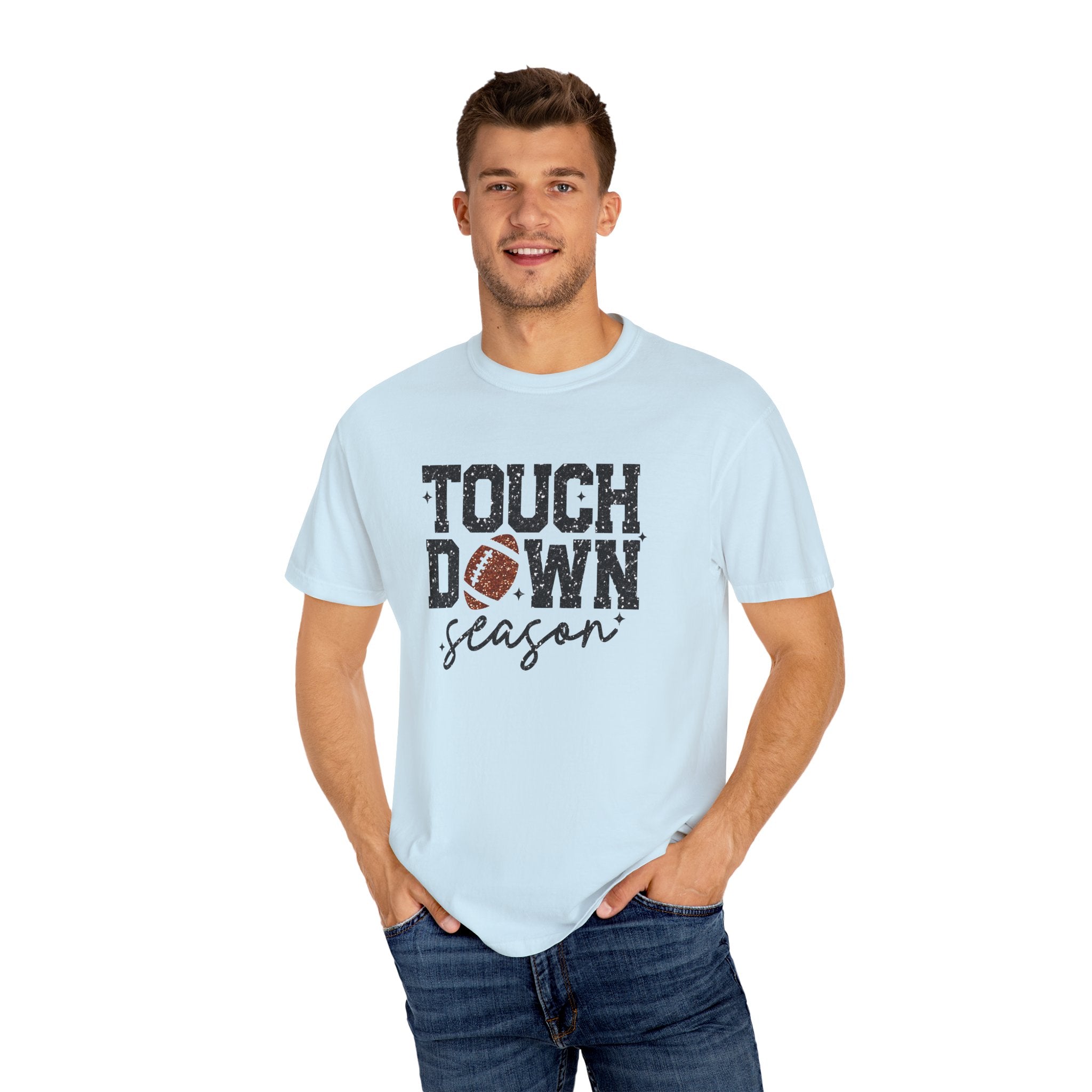 Touch Down Season Unisex T-Shirt, Sports Shirt, Football Tee, Game Day Apparel, Gift for Football Fans, Casual Comfortable Wear