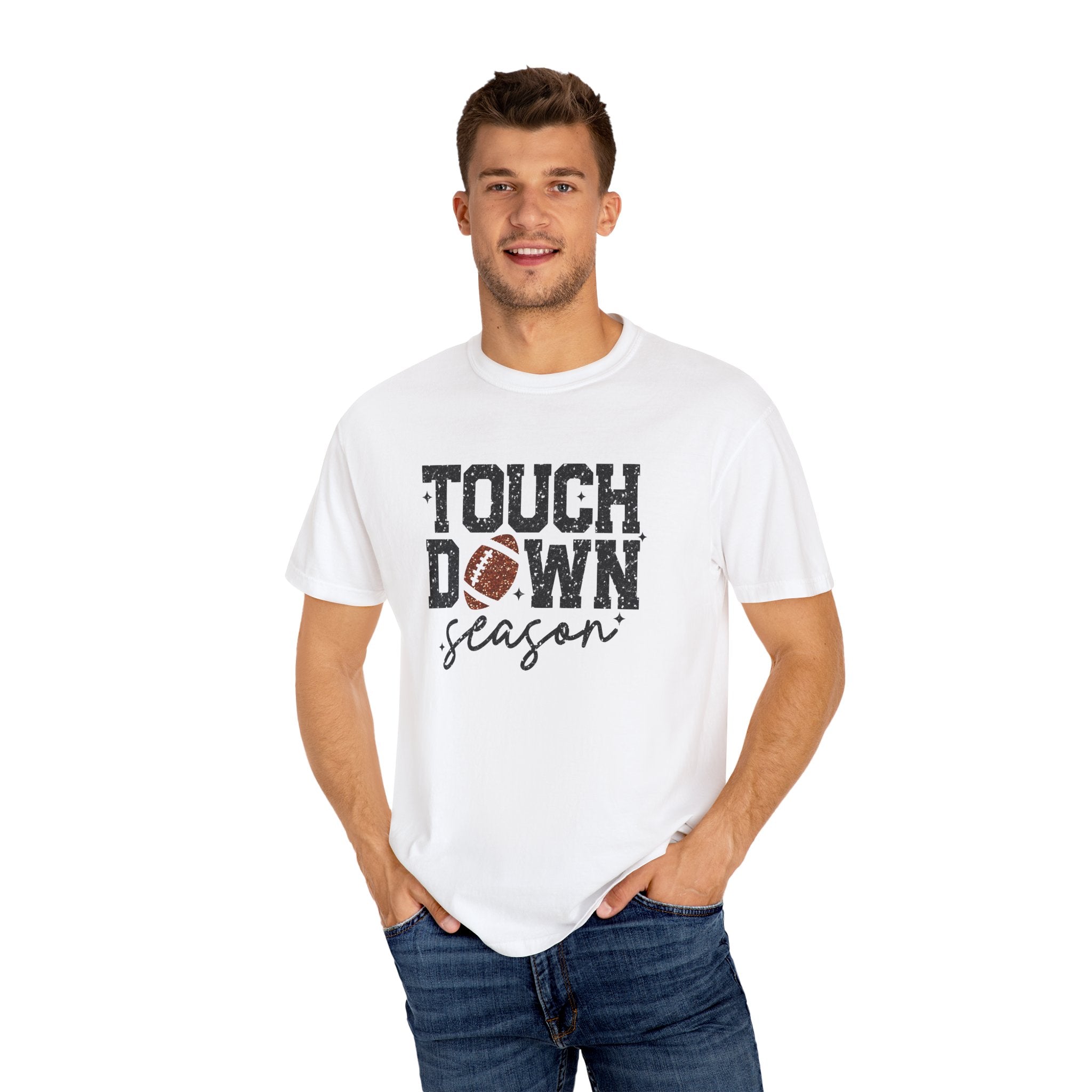Touch Down Season Unisex T-Shirt, Sports Shirt, Football Tee, Game Day Apparel, Gift for Football Fans, Casual Comfortable Wear