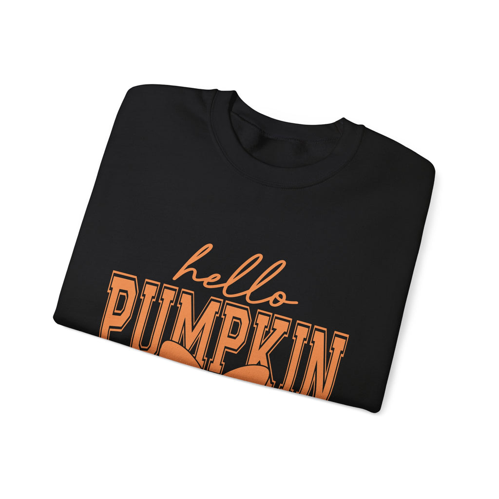 Hello Pumpkin Sweatshirt | Autumn Crewneck for Fall, Halloween Cozy Wear, Gift for Pumpkin Lovers, Seasonal Apparel