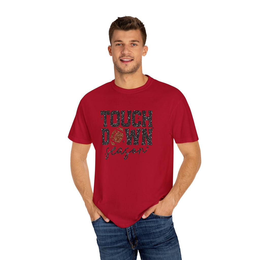 Touch Down Season Unisex T-Shirt, Sports Shirt, Football Tee, Game Day Apparel, Gift for Football Fans, Casual Comfortable Wear