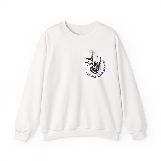 Spooky Season Crewneck Sweatshirt, Halloween Apparel, Unisex Sweatshirt, Cozy Fall Fashion, Gift for Her, Graphic Sweatshirt