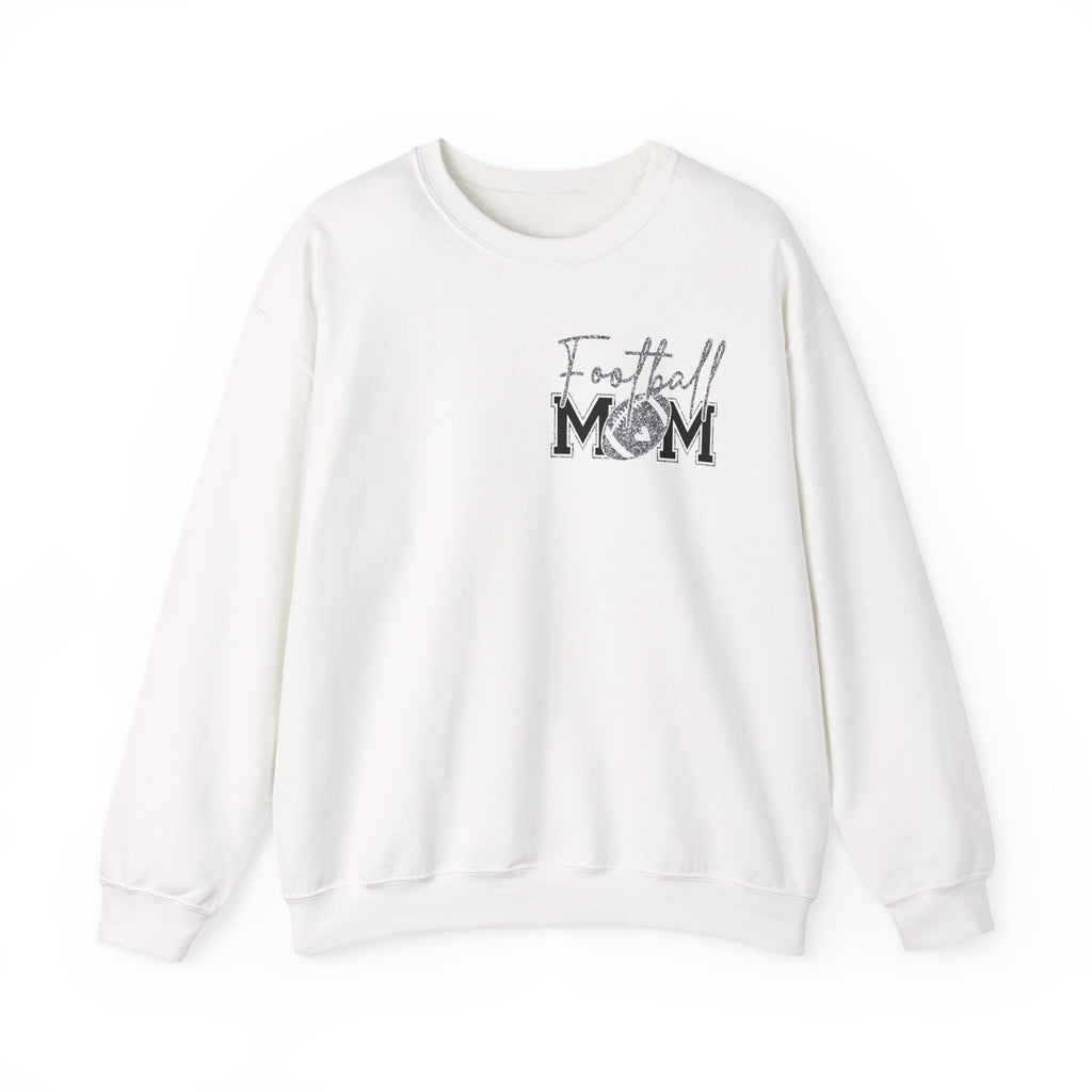 Football Mom Sweatshirt, Cozy Crewneck for Sports Moms, Gift for Football Season, Casual Wear, Game Day Outfit
