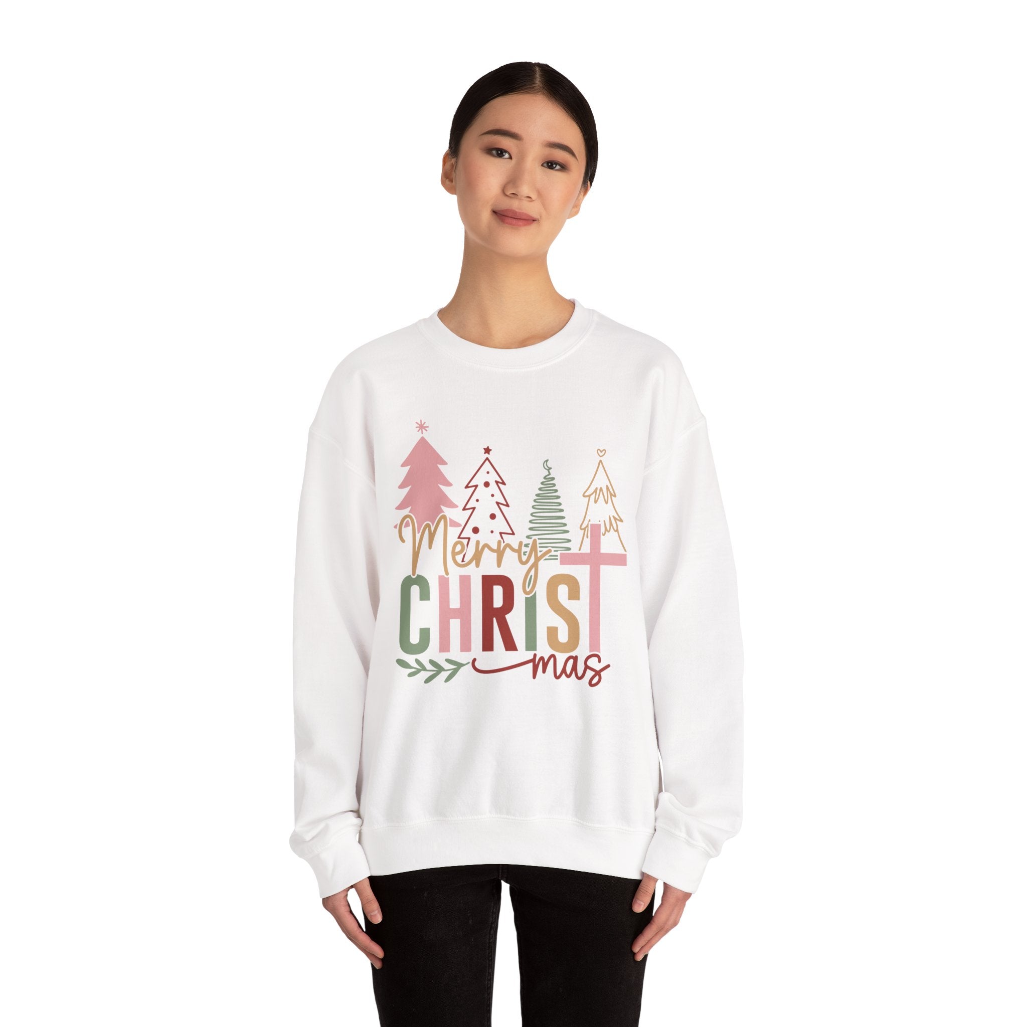 Merry Christmas Sweater, Cozy Holiday Sweatshirt, Unisex Christmas Apparel, Festive Winter Clothing, Fun Xmas Gift