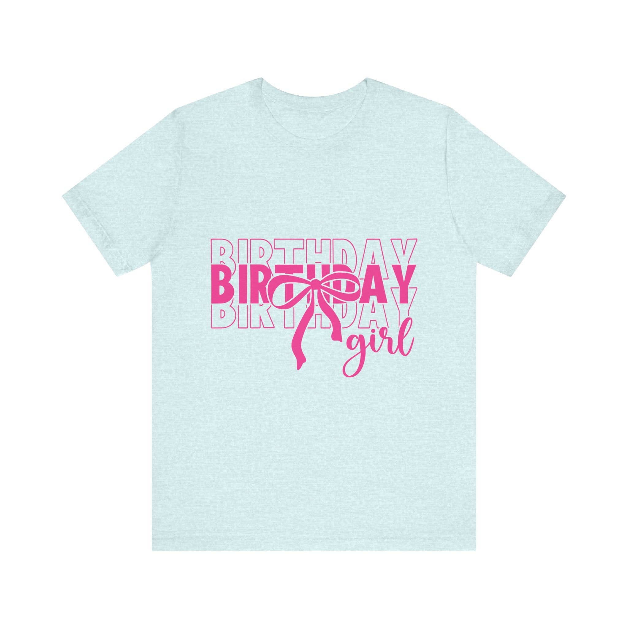 Birthday Girl T-Shirt Birthday Girl Shirt Preppy Coquette Bow Birthday Shirt Birthday Tee Who's the Birthday Girl Birthday time