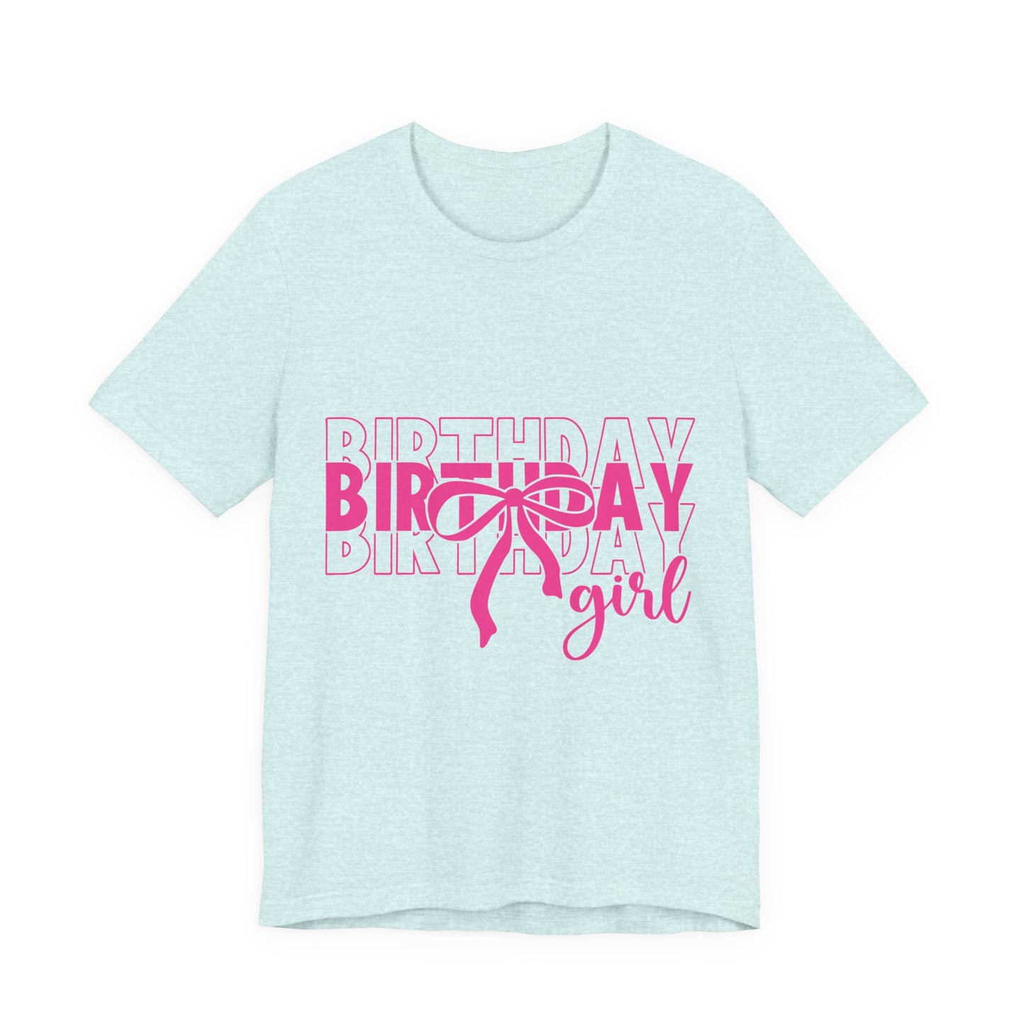Birthday Girl T-Shirt Birthday Girl Shirt Preppy Coquette Bow Birthday Shirt Birthday Tee Who's the Birthday Girl Birthday time