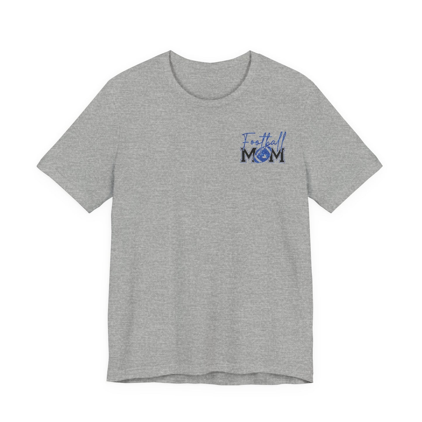 Football Mom T-Shirt, Blue Glitter Football Mom Shirt, Football Mom Shirt, Football Shirt, Football Mama Shirt, Football Shirt Svg, Game Day