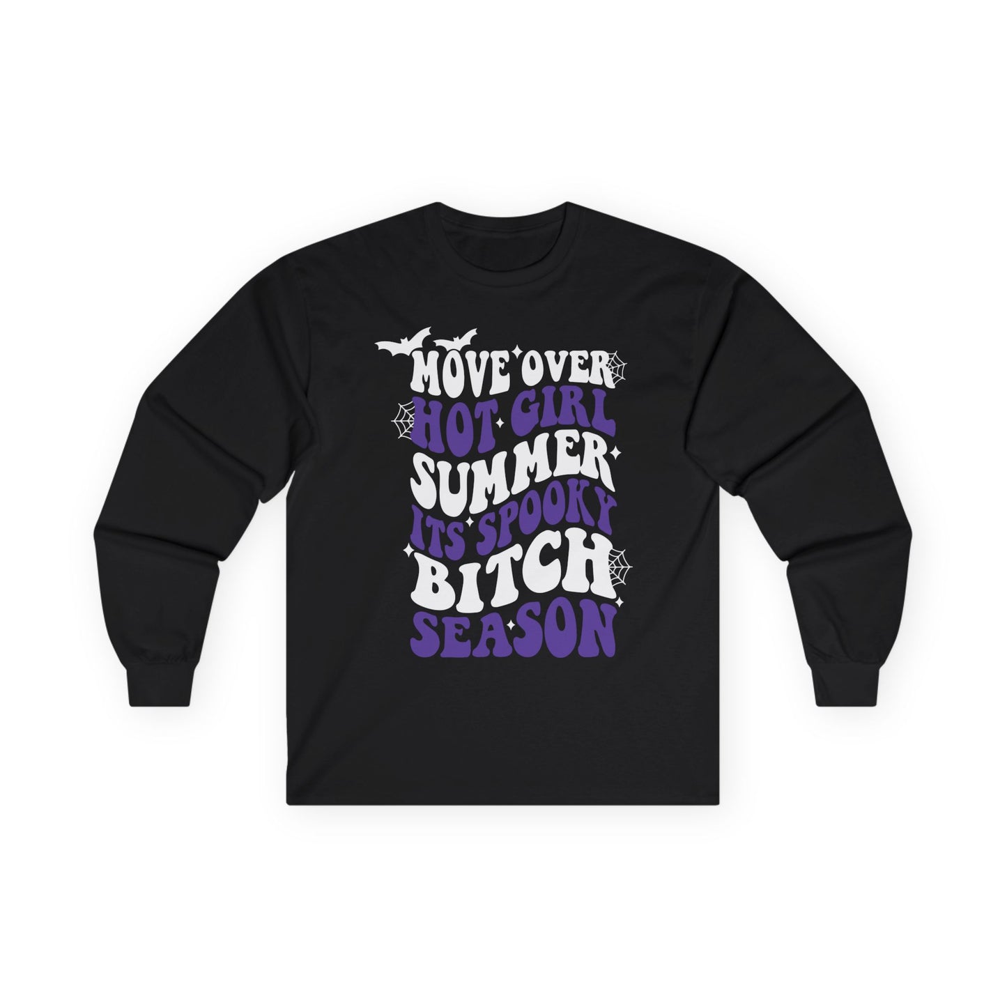 Spooky Season Long Sleeve Tee, Halloween Shirt, Fall Fashion, Unisex Graphic Tee, Cozy Halloween Clothing