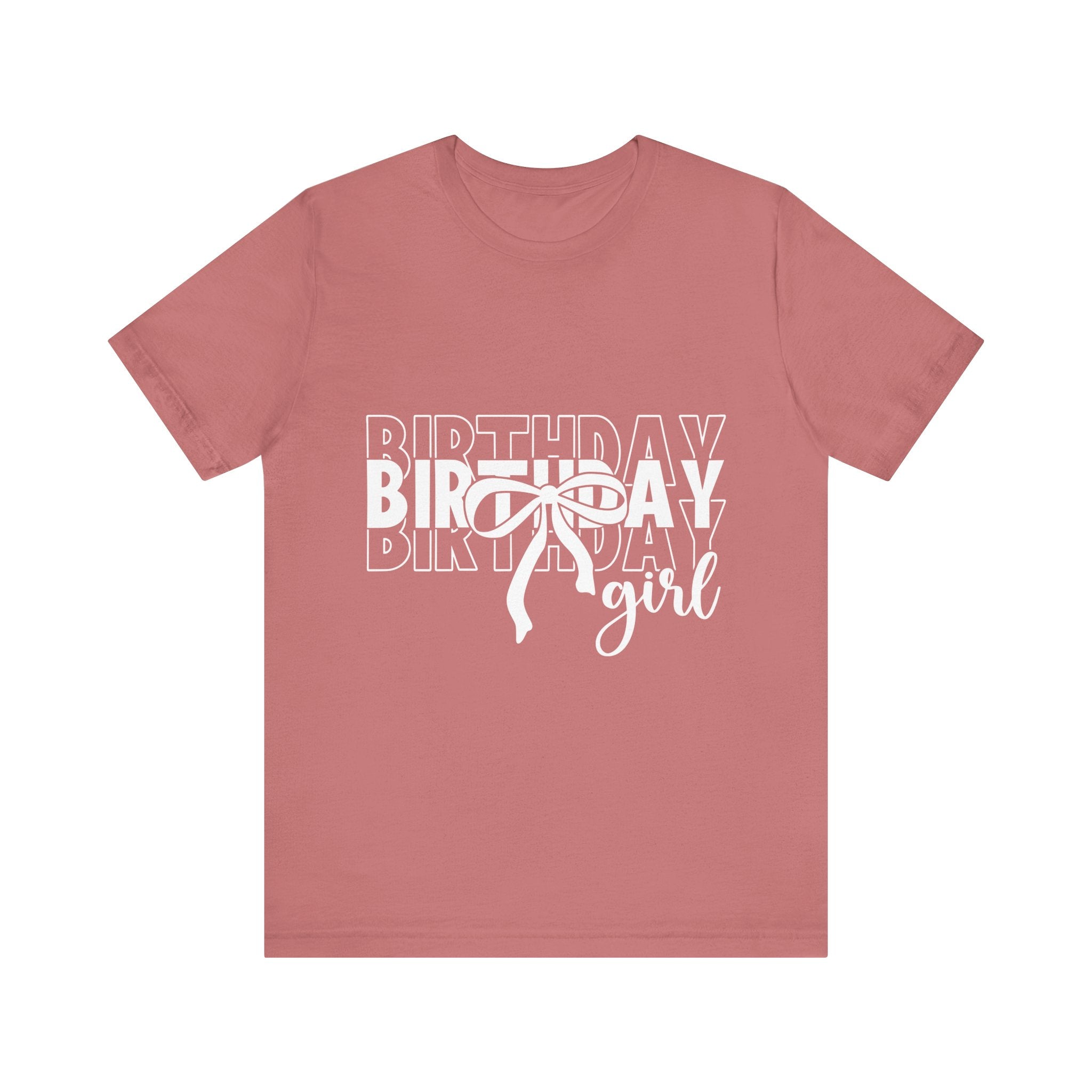 Birthday Girl T-Shirt Birthday Girl Shirt Preppy Coquette Bow Birthday Shirt Birthday Tee Who's the Birthday Girl Birthday time