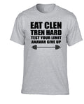 Eat Clen Tren Hard SVG Workout girl T-shirt Design PNG SVG Digital File Instant Download