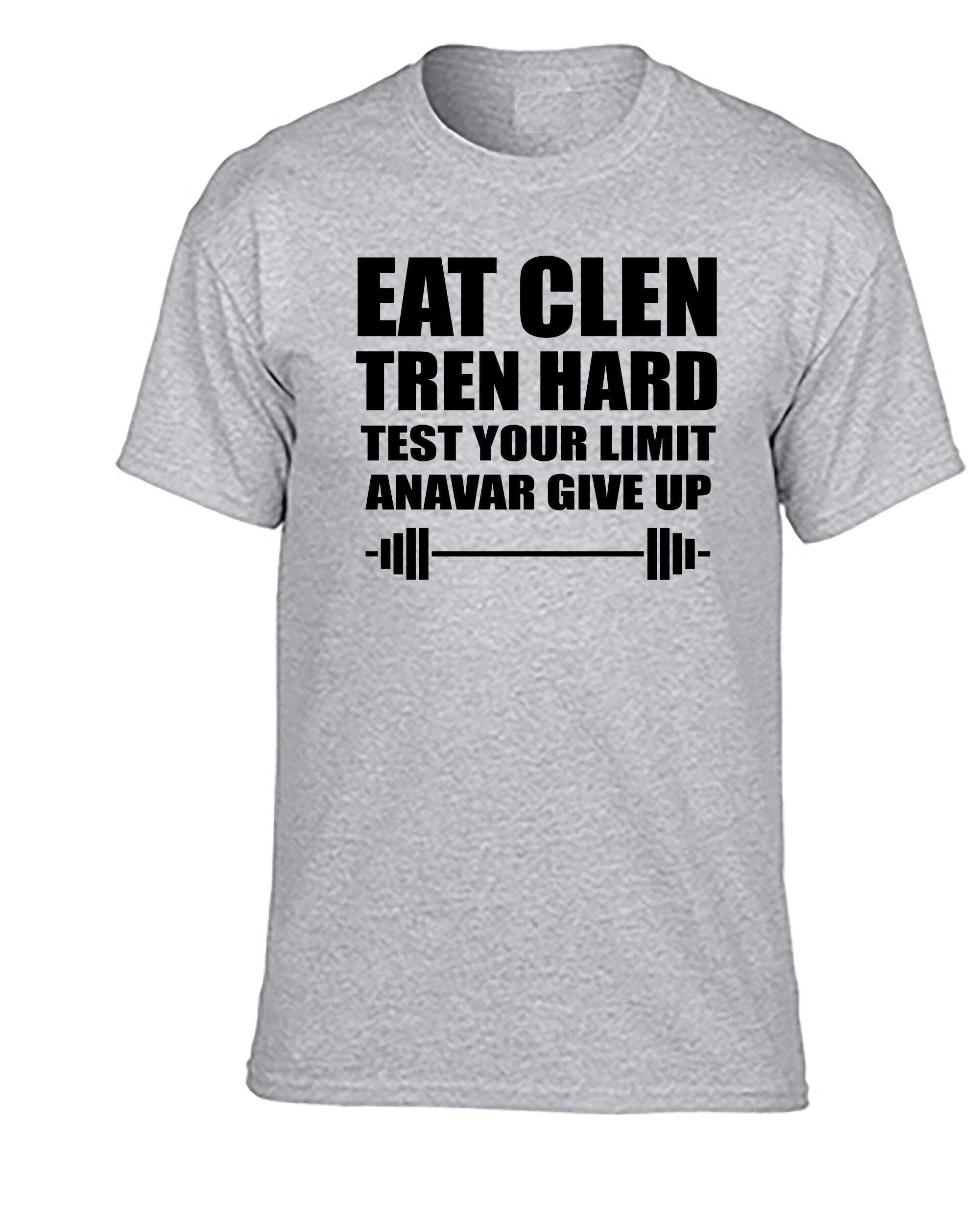 Eat Clen Tren Hard SVG Workout girl T-shirt Design PNG SVG Digital File Instant Download