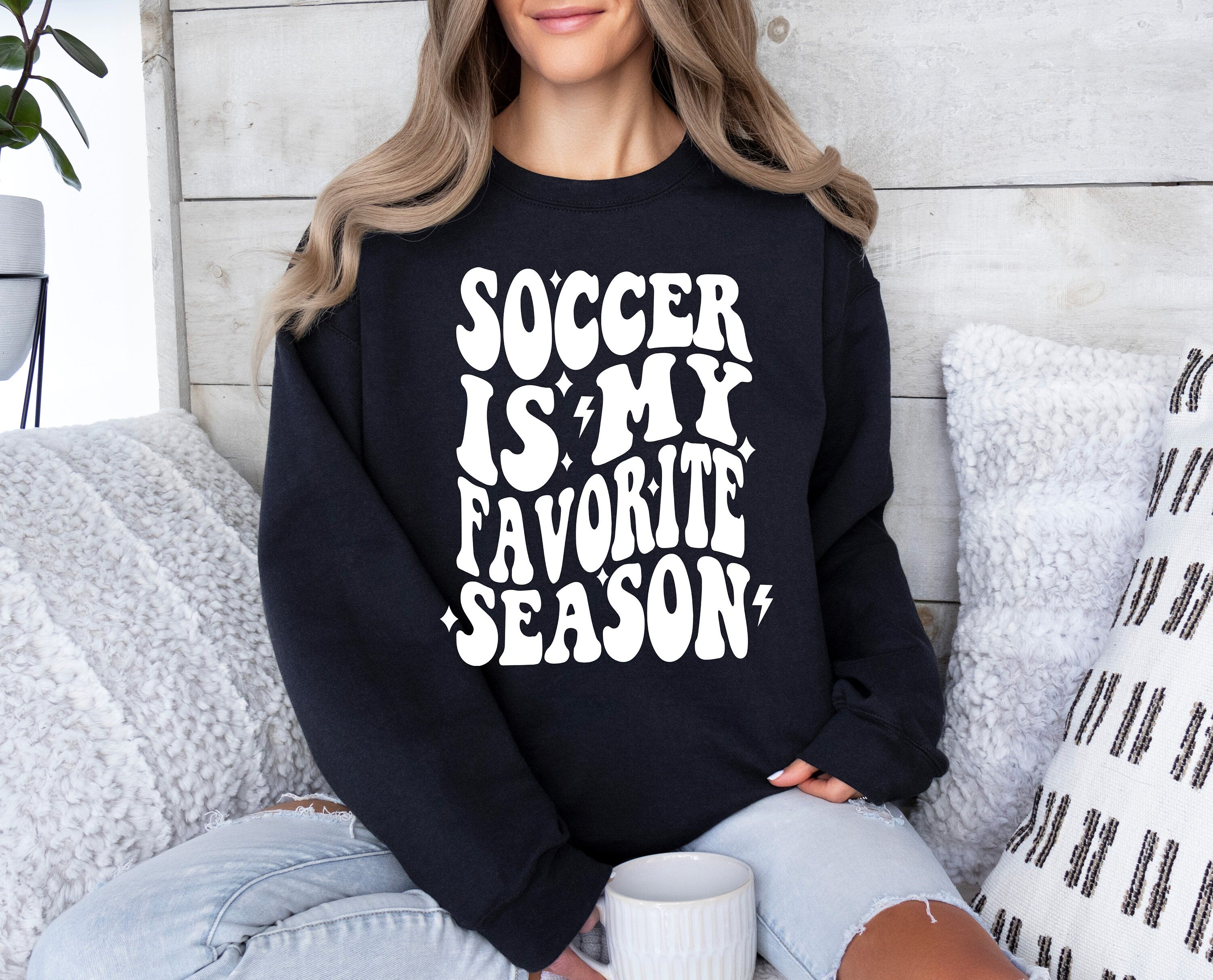 Soccer is my Favorite Season SVG Soccer Mom T-shirt Design PNG Cricut Silhouette Cameo Digital File Instant Download