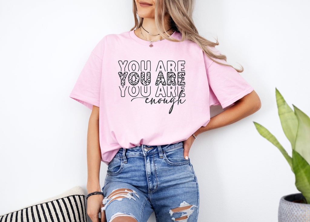 You Are Enough SVG You Are Enough PNG Cut File Inspirational png Motivational svg Self Love jpeg eps dfx Digital File