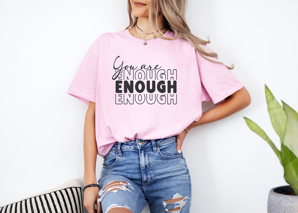 You Are Enough SVG You Are Enough PNG Cut File Inspirational png Motivational svg Self Love jpeg eps dfx Digital File