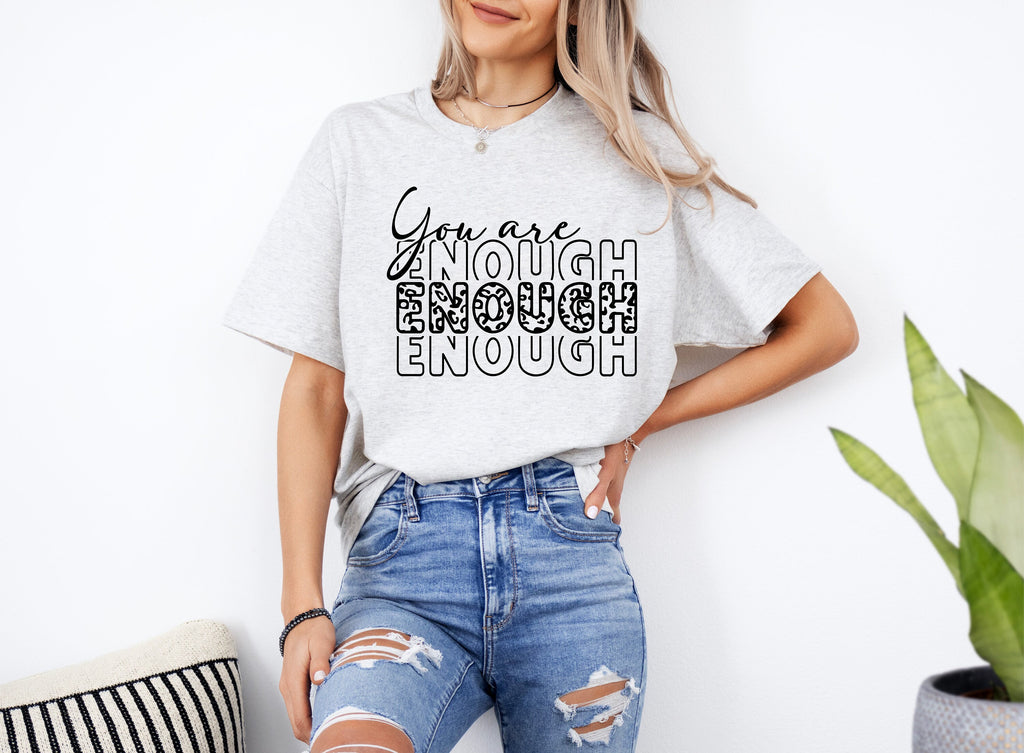 You Are Enough SVG You Are Enough PNG Cut File Inspirational png Motivational svg Self Love jpeg eps dfx Digital File