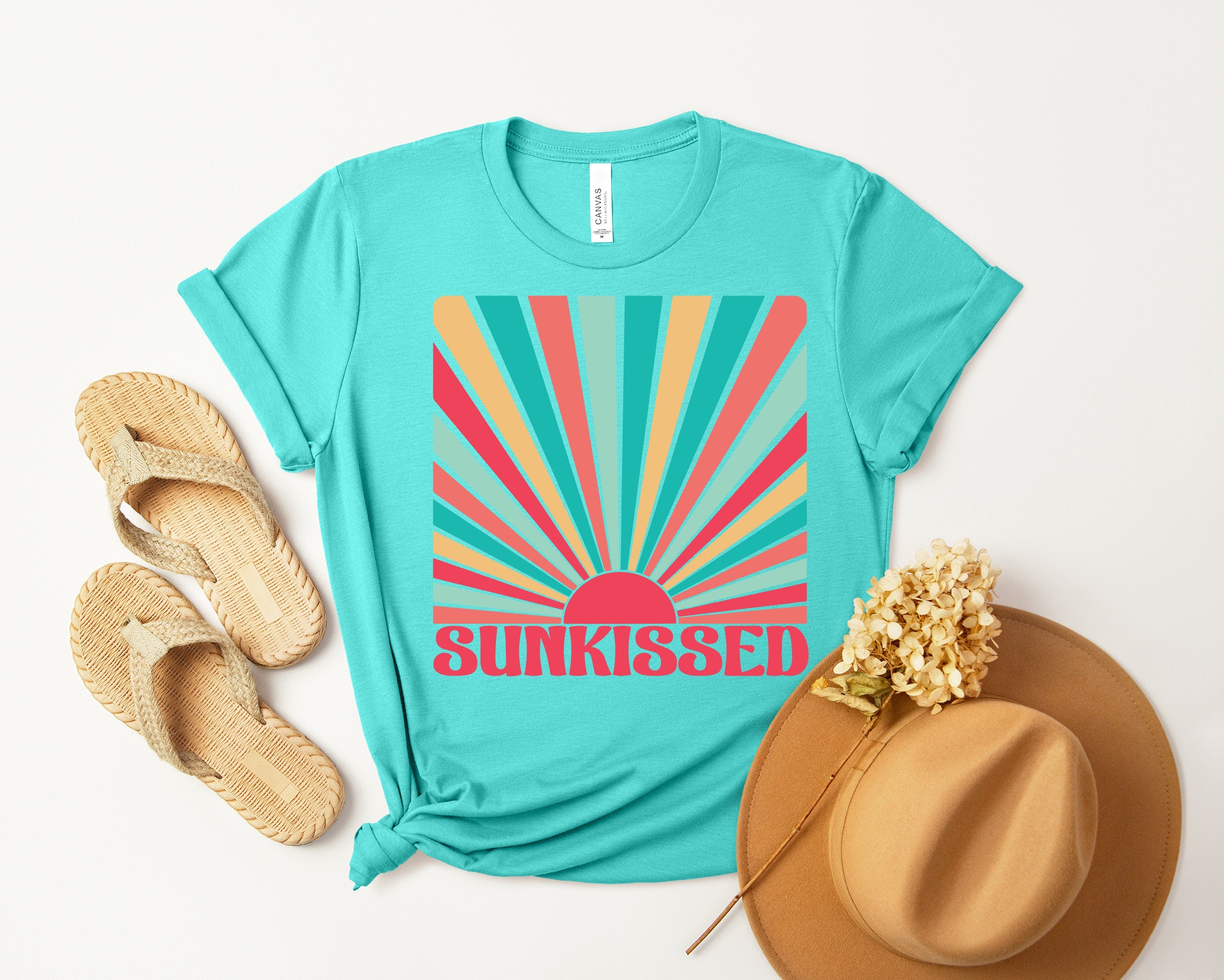 Sunkissed Svg Png, Vintage Retro Beach svg Summer Svg Png, Sunshine on My Mind Svg Png Sunshine State Of Mind Svg Trendy Svg Sublimation