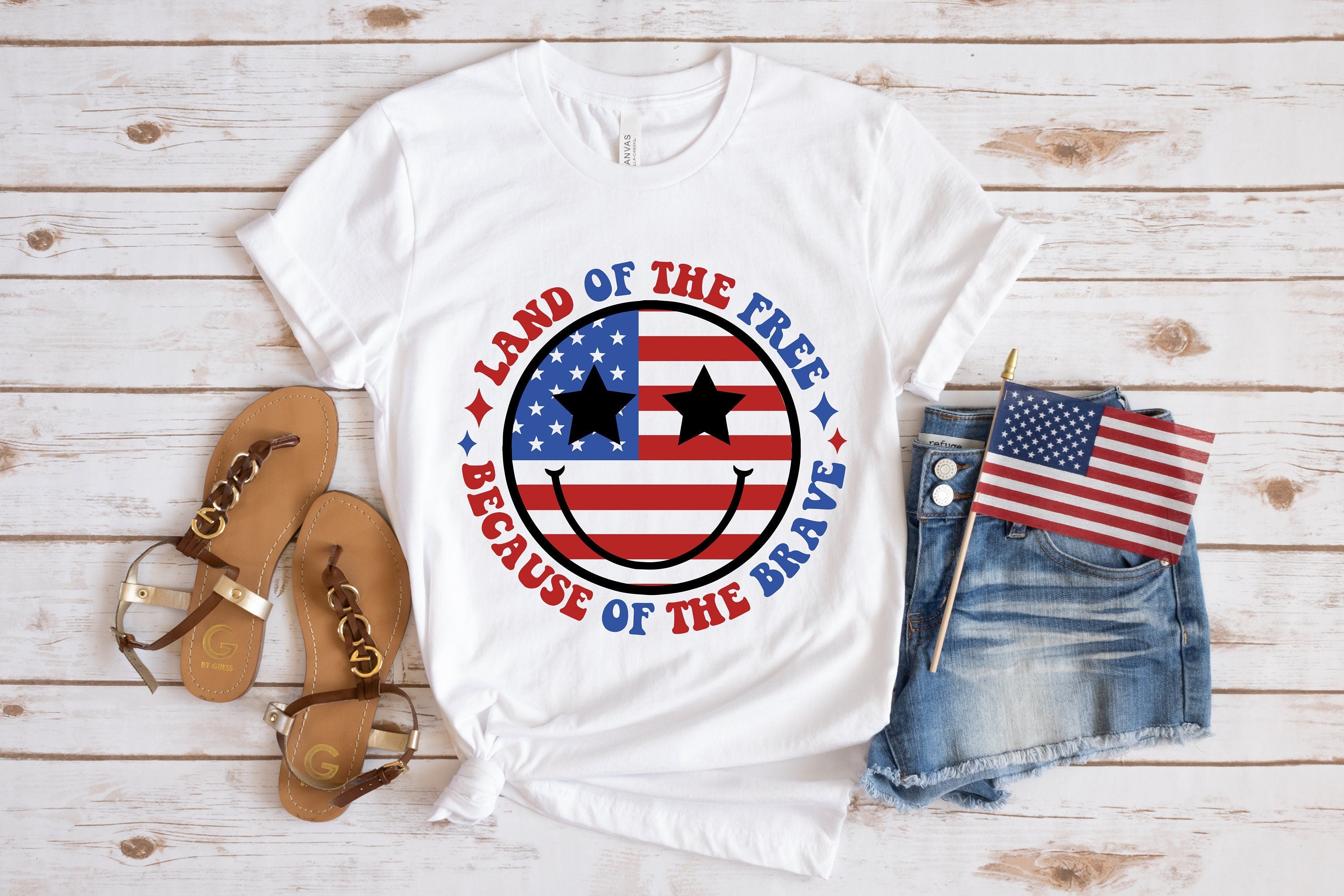 Land of the Free Because of the Brave svg Png Memorial Day Svg Png America svg Png Patriotic svg Independence Day Png Sublimation Cut File