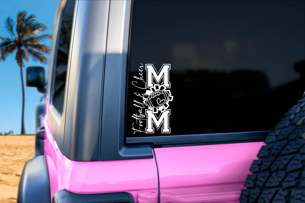 Football And Cheer Mom SVG PNG, Football Mom Png svg, Cheer Mom Shirt Svg png, Football Svg, Cheer Mom Svg, Football Shirt Svg, Game Day