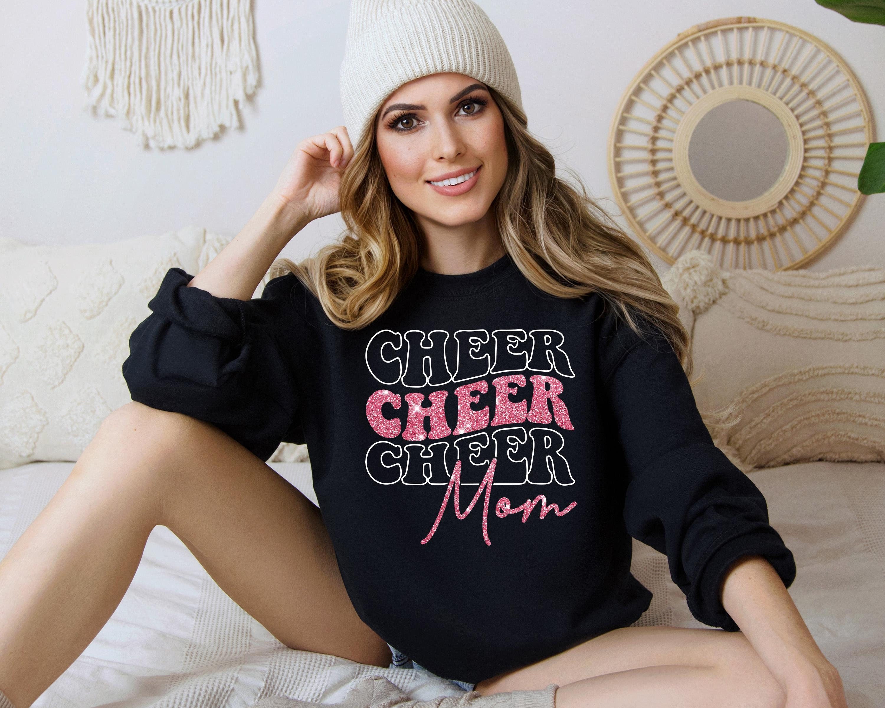 Cheer Mom SVG Cheer Mom PNG Game Day Cheerleader Cheer Competition Shirt Design png svg Cricut Silhouette Cameo dfx eps Instant Download