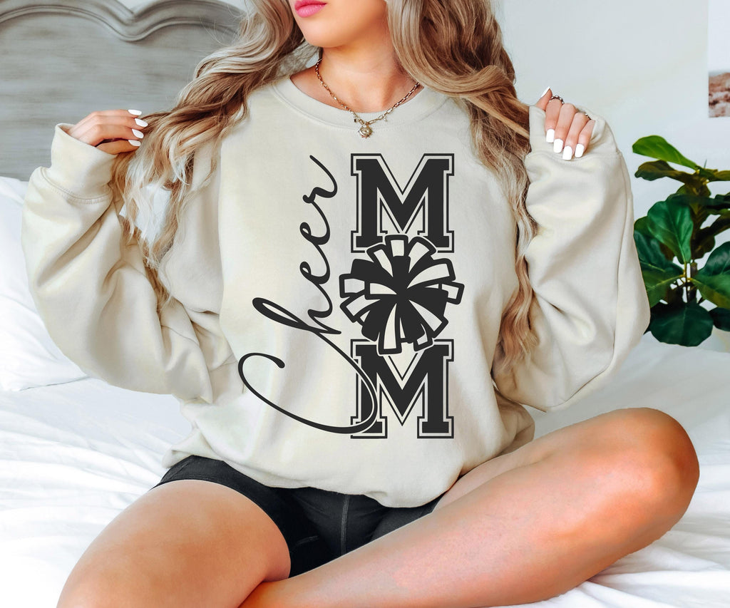 Cheer Mom SVG Cheer Mom PNG Game Day Cheerleader Cheer Competition Shirt Design png svg Cricut Silhouette Cameo dfx eps Instant Download