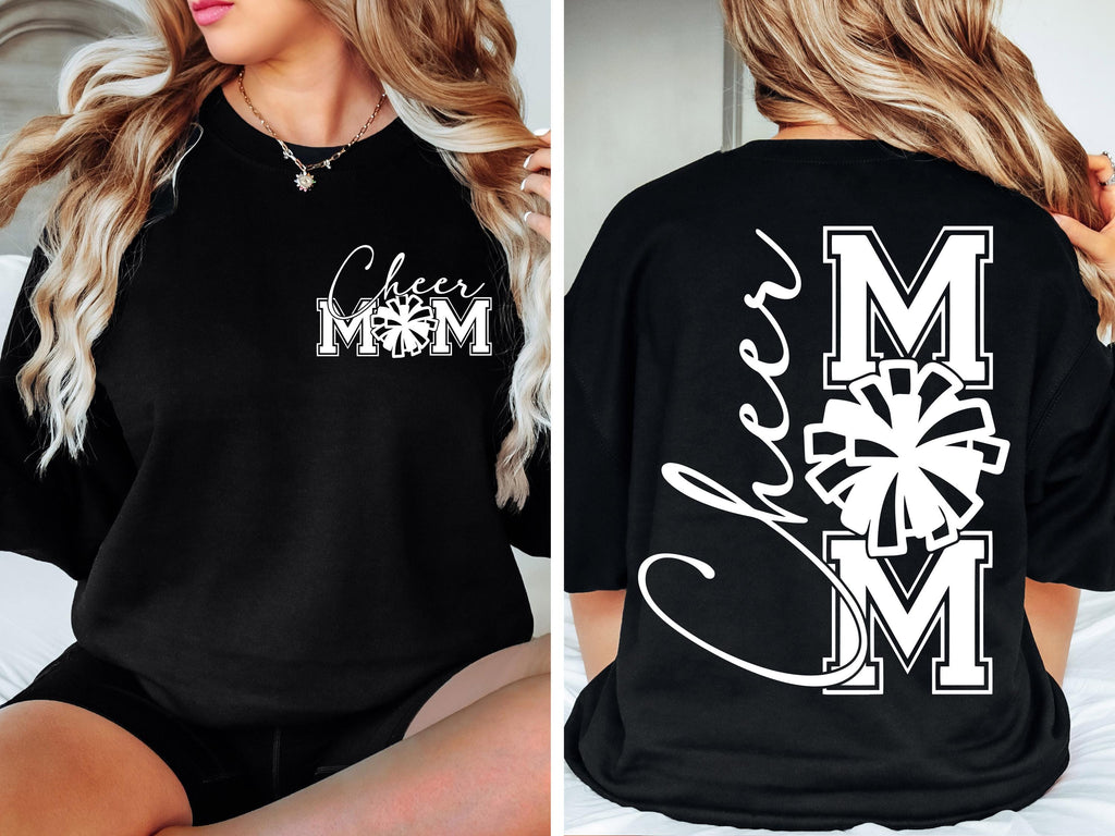 Cheer Mom SVG Cheer Mom PNG Game Day Cheerleader Cheer Competition Shirt Design png svg Cricut Silhouette Cameo dfx eps Instant Download