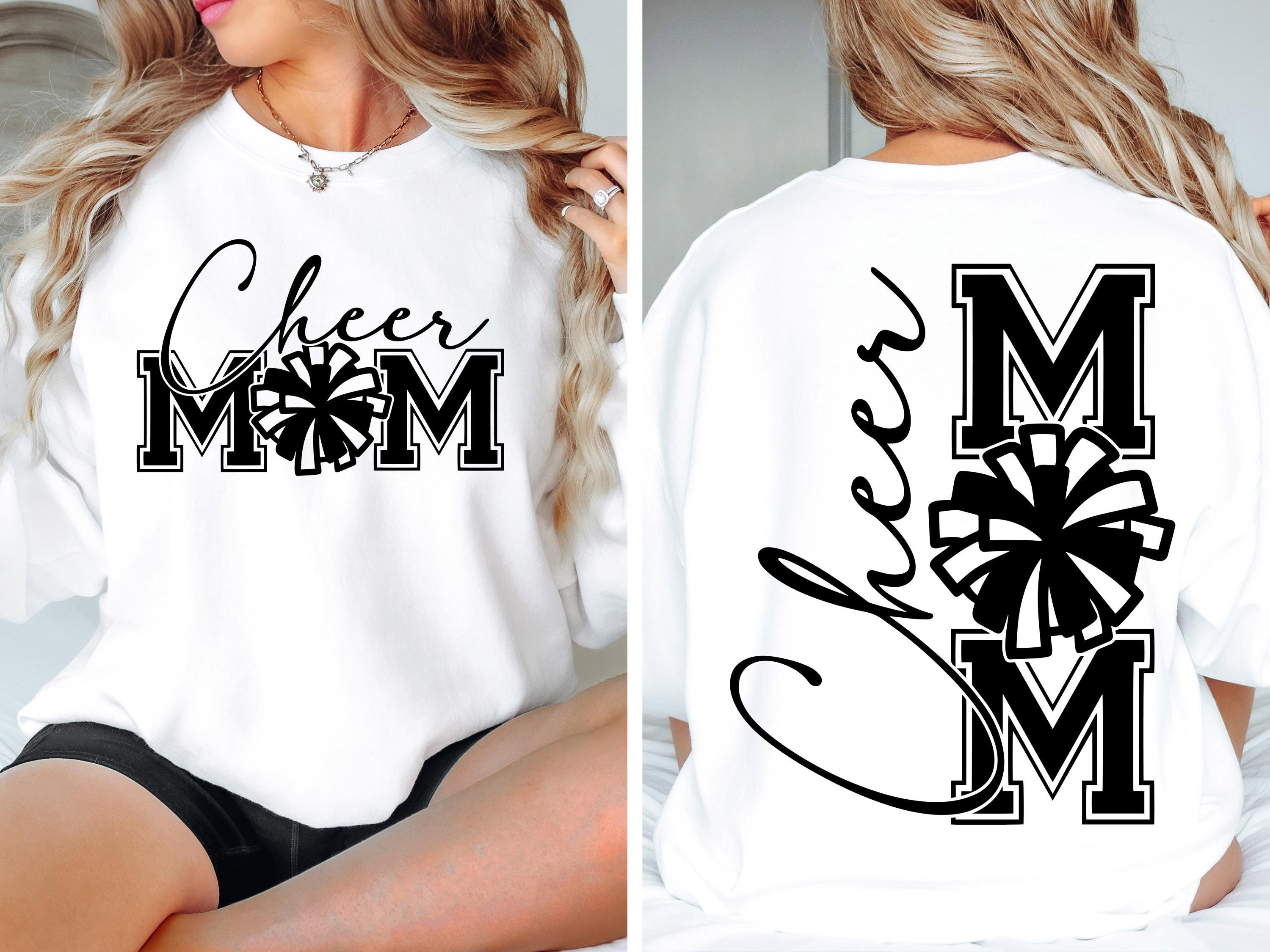 Cheer Mom SVG Cheer Mom PNG Game Day Cheerleader Cheer Competition Shirt Design png svg Cricut Silhouette Cameo dfx eps Instant Download