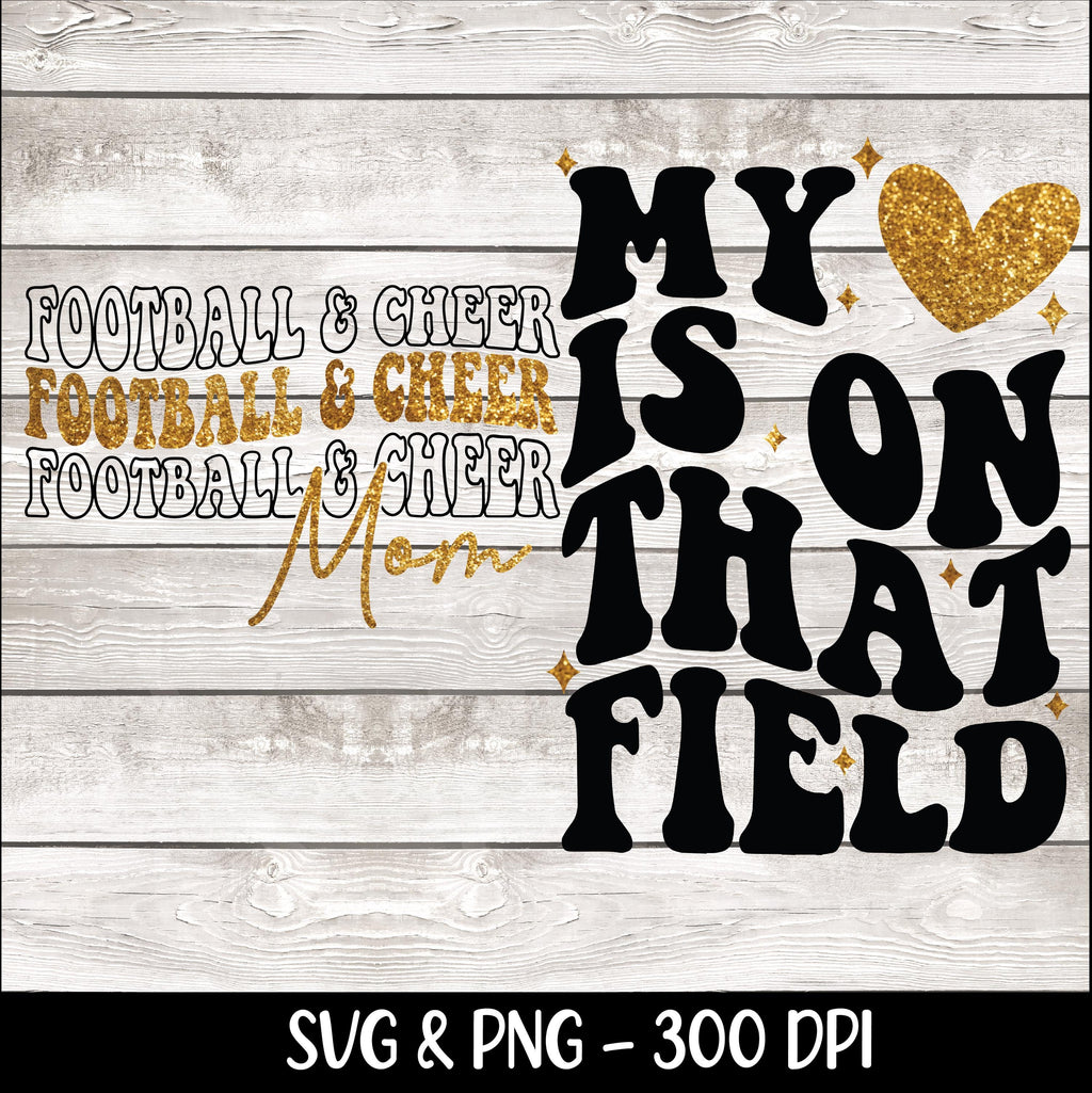 Football And Cheer Mom SVG PNG, Football Mom Png svg, Cheer Mom Shirt Svg png, Football Svg, Cheer Mom Svg, Football Shirt Svg, Game Day