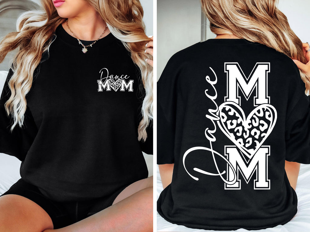 Dance Mom svg Dance Mom png Leopard Print Dance Competition Shirt My Heart is on that Stage Design PNG SVG Cricut dfx eps Digital File