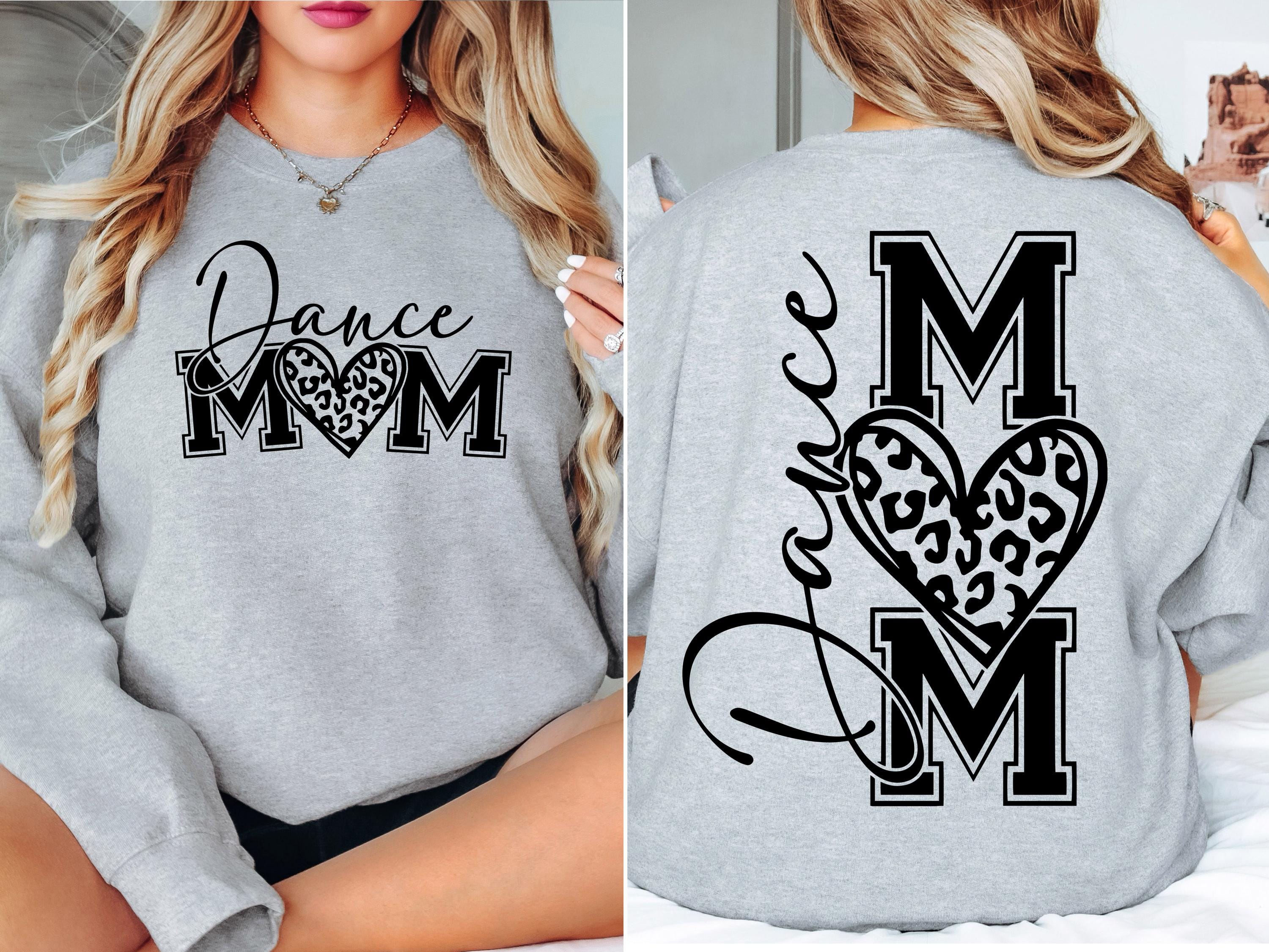 Dance Mom svg Dance Mom png Leopard Print Dance Competition Shirt My Heart is on that Stage Design PNG SVG Cricut dfx eps Digital File
