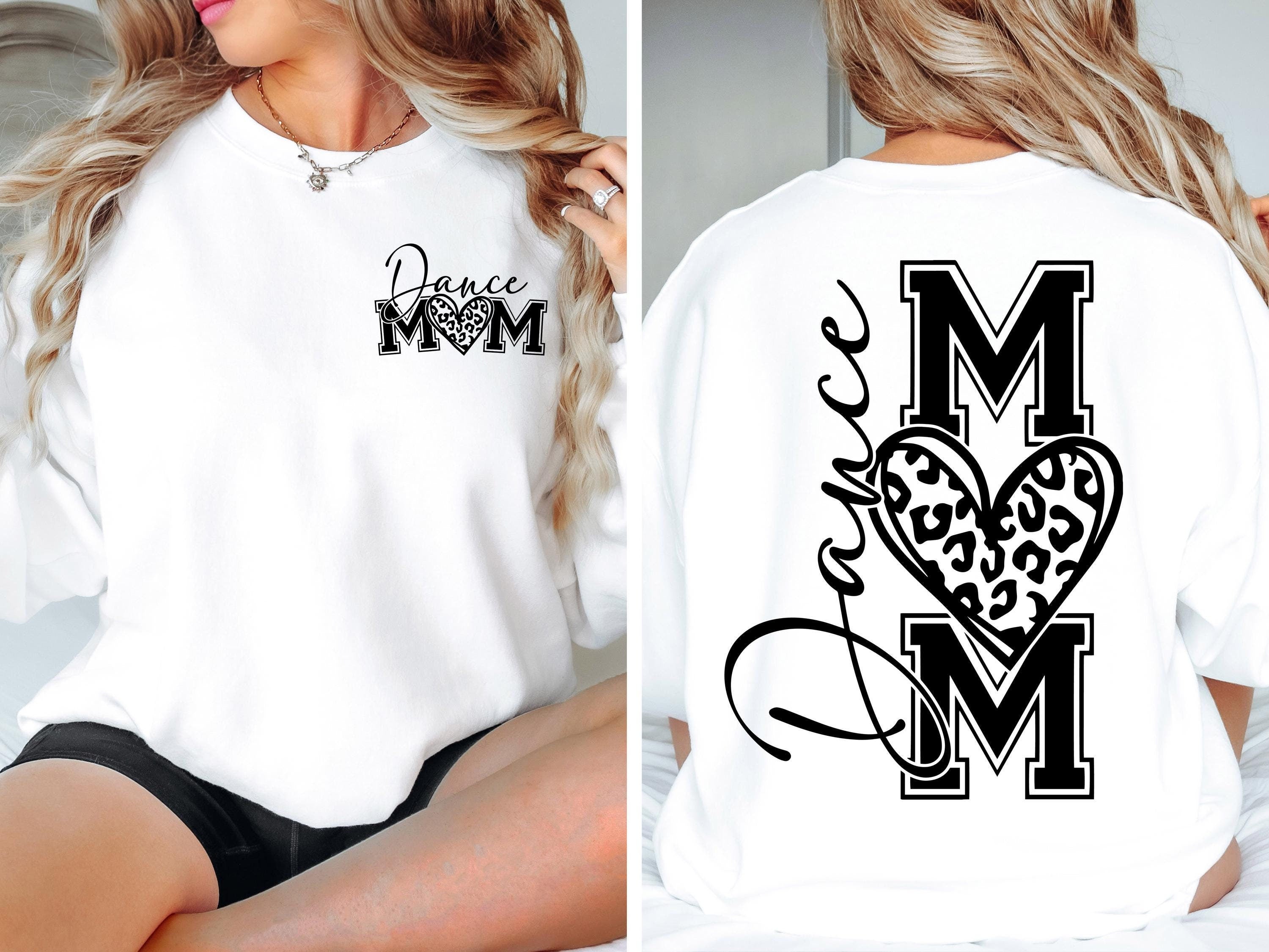 Dance Mom svg Dance Mom png Leopard Print Dance Competition Shirt My Heart is on that Stage Design PNG SVG Cricut dfx eps Digital File