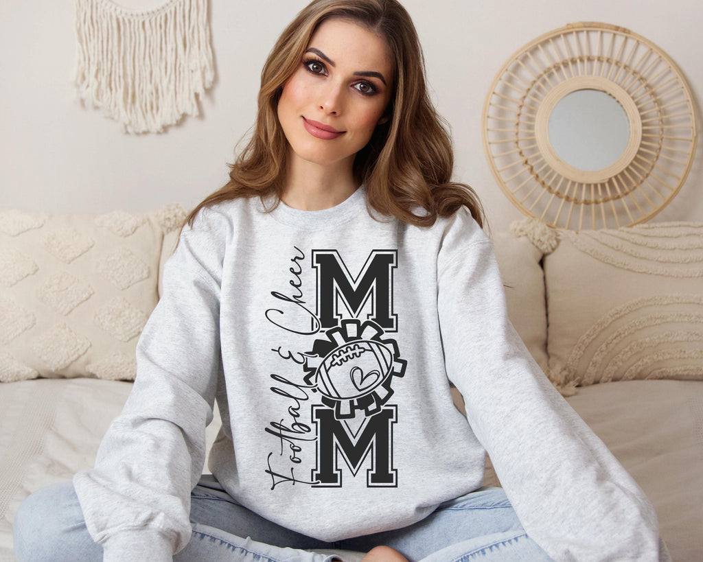 Football And Cheer Mom SVG PNG, Football Mom Png svg, Cheer Mom Shirt Svg png, Football Svg, Cheer Mom Svg, Football Shirt Svg, Game Day