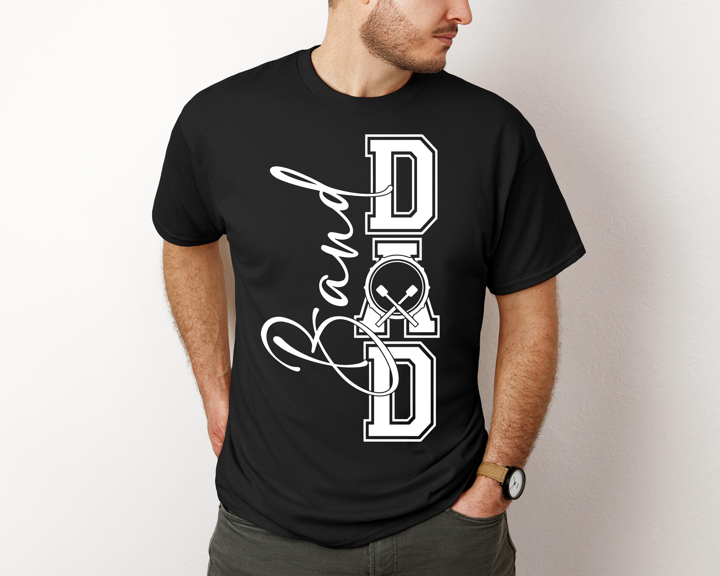 Band Dad SVG Band Dad PNG Marching Band Dad Shirt Design Drumline Dad png svg Digital File Cut File for Cricut Sublimation