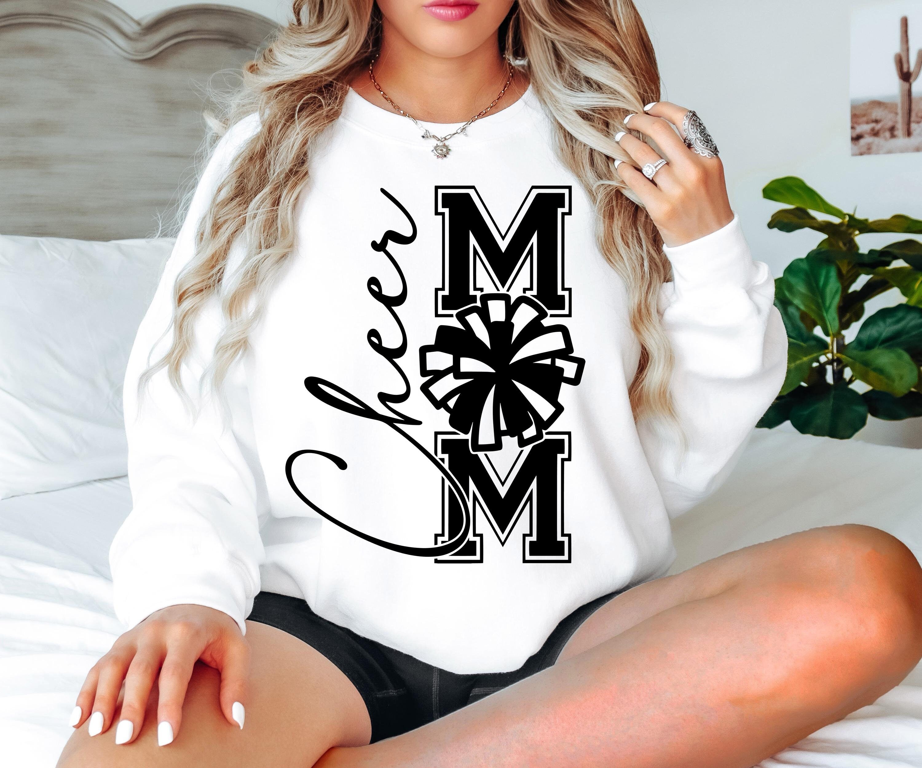 Cheer Mom SVG Cheer Mom PNG Game Day Cheerleader Cheer Competition Shirt Design png svg Cricut Silhouette Cameo dfx eps Instant Download