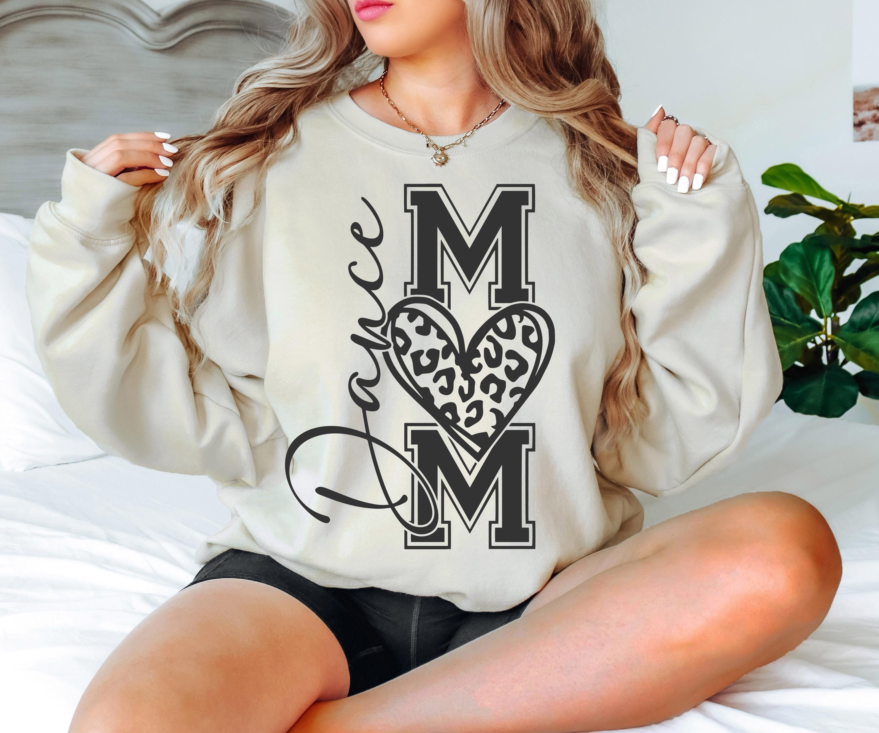 Dance Mom svg Dance Mom png Leopard Print Dance Competition Shirt My Heart is on that Stage Design PNG SVG Cricut dfx eps Digital File