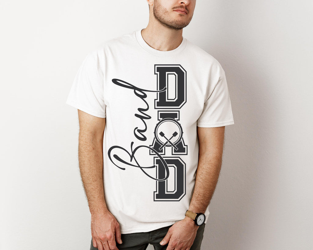 Band Dad SVG Band Dad PNG Marching Band Dad Shirt Design Drumline Dad png svg Digital File Cut File for Cricut Sublimation