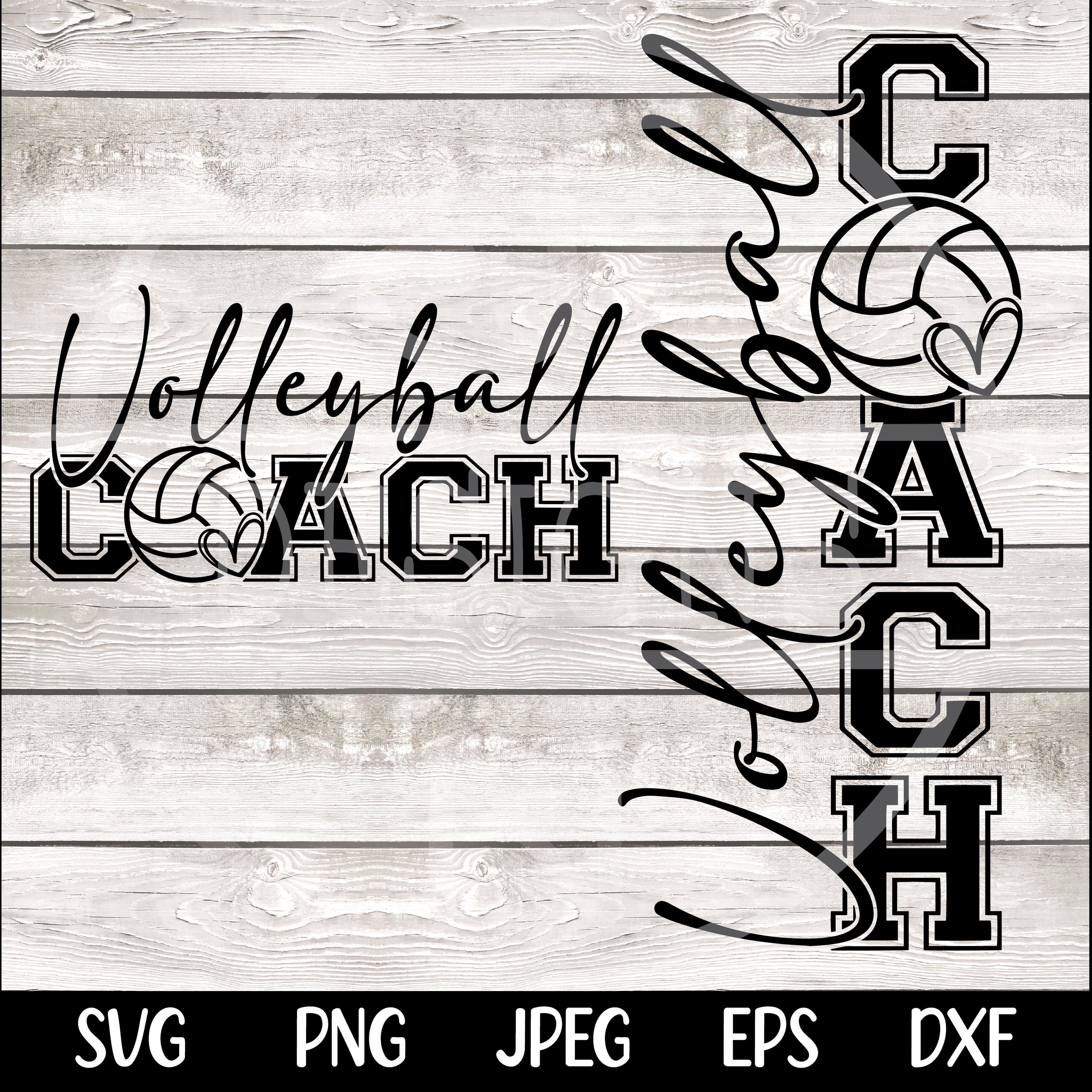 Volleyball Coach SVG Volleyball Coach PNG, Volleyball Shirt svg png Volleyball svg Volleyball png Cut file for Cricut Sublimation Download