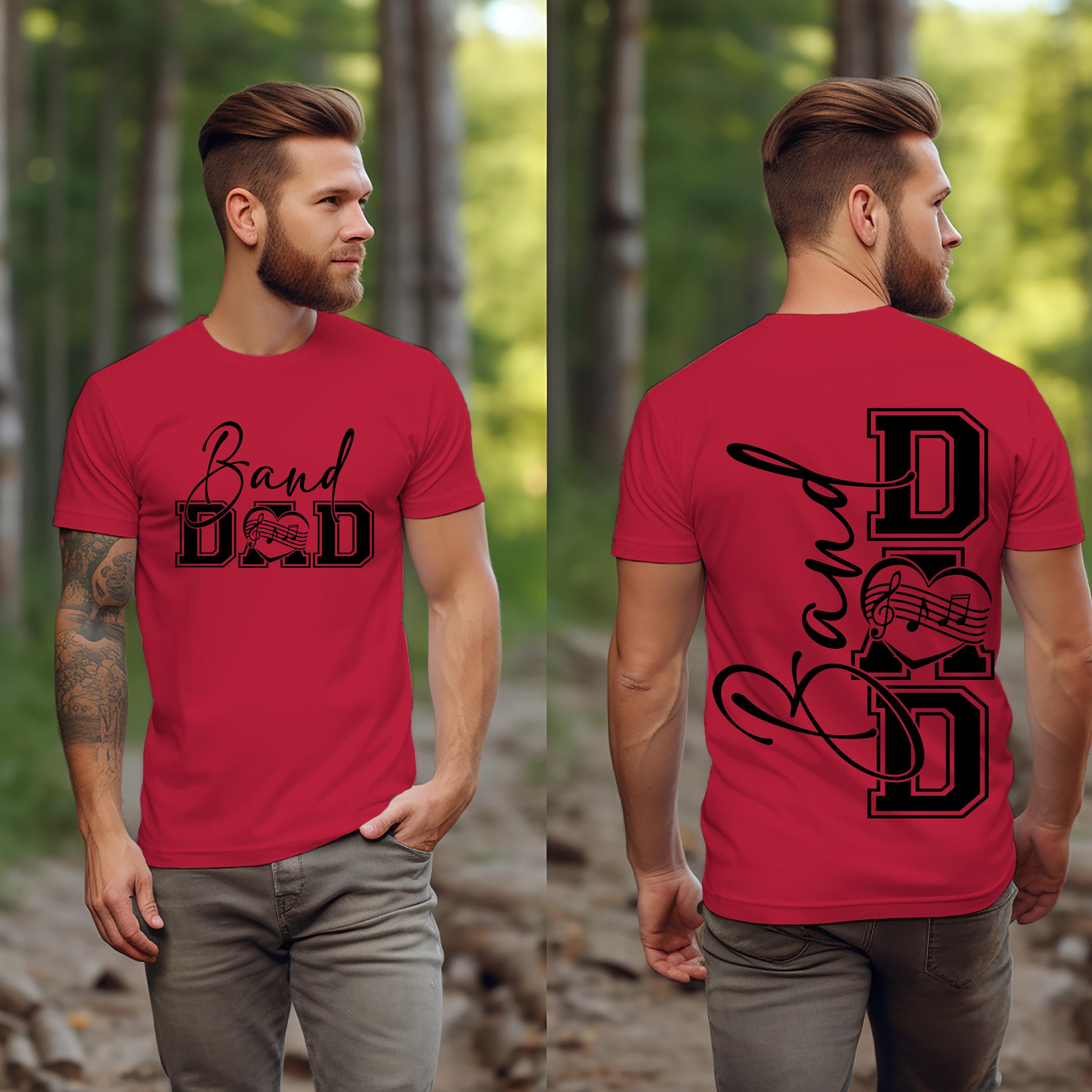Band Dad SVG Band Dad PNG Marching Band Dad Shirt Design Drumline Dad png svg Digital File Cut File for Cricut Sublimation