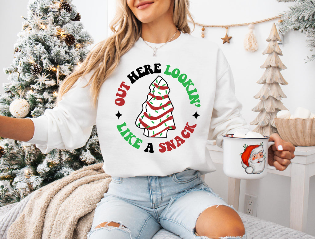 Out Here Lookin Like a Snack Christmas Tree Cakes SVG PNG Christmas svg Christmas png Christmas Shirt Svg for Cricut Sublimation Digital