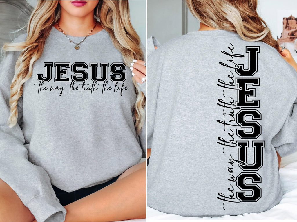 Jesus The Way The Truth The Life SVG PNG Bible Quote Svg Design Faith Svg Faith png Religious png Svg Christian Svg png Sublimation Cut File