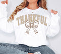 Thankful Coquette SVG PNG, Trendy Fall design, Thankful Varsity, Thanksgiving Shirt, Thanksgiving Svg, Cozy Season, Coquette Bow Cut File