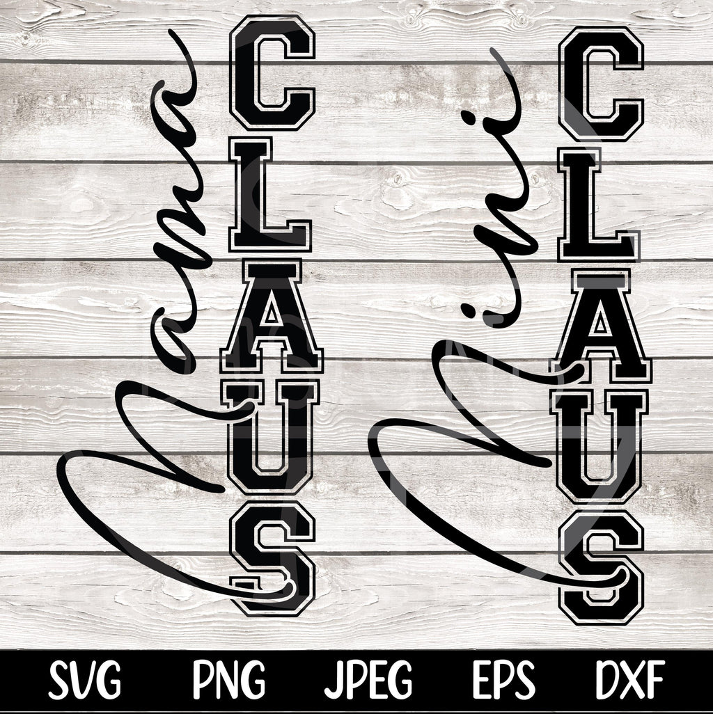 Mama Claus and Mini Claus SVG,PNG, Chirstmas Svg, Christmas Shirt Svg, Christmas Mama, Merry Mama Svg, Mama Claus Shirt Svg, Mama Elf Svg