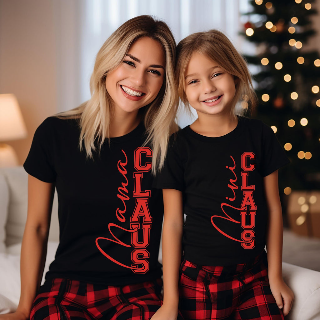 Mama Claus and Mini Claus SVG,PNG, Chirstmas Svg, Christmas Shirt Svg, Christmas Mama, Merry Mama Svg, Mama Claus Shirt Svg, Mama Elf Svg