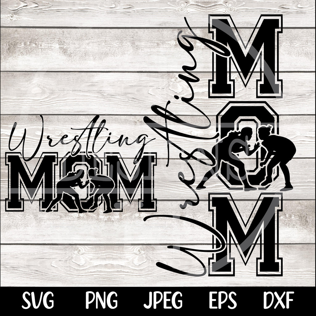 Wrestling Mom SVG png Wrestling Mom PNG svg Female Wrestling mom shirt My heart is on that mat png svg dfx eps jpeg Digital File Download