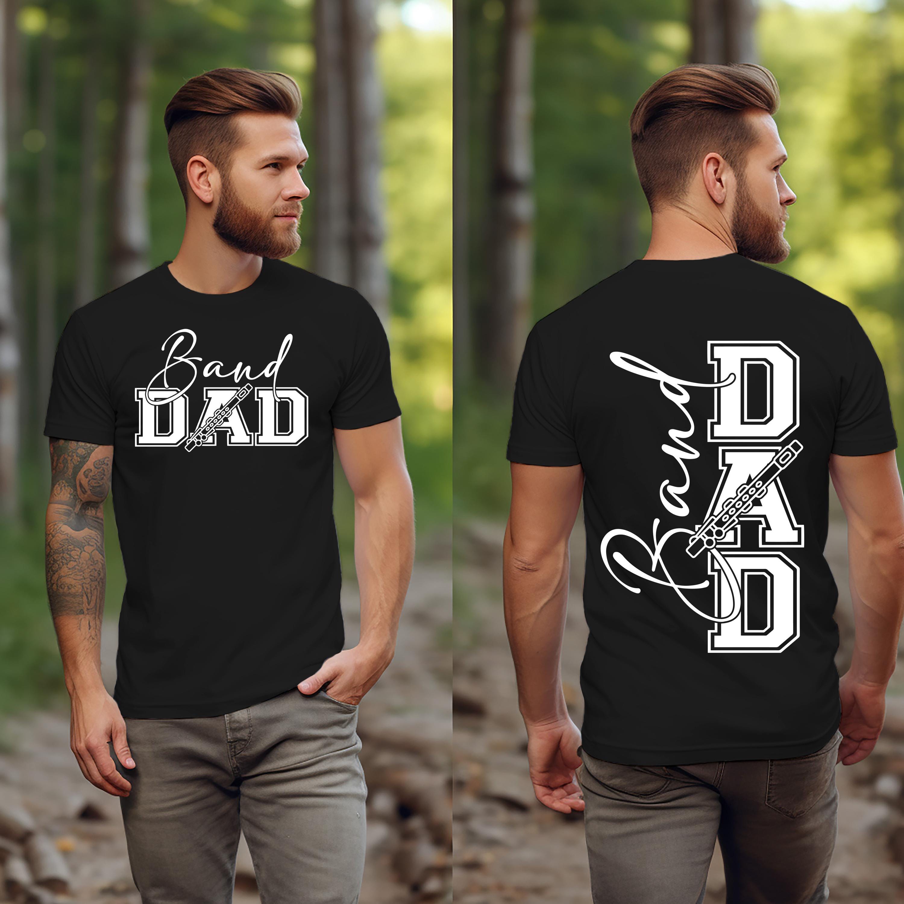 Band Dad SVG Band Dad PNG Marching Band Dad Shirt Design Flute Dad png svg Digital File Cut File for Cricut Sublimation
