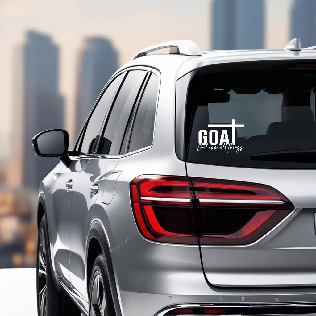 GOAT Svg God Over All Things SVG PNG Bible Quote Svg Design Faith Svg Faith png Religious png Svg, Christian Svg png Sublimation Cut File