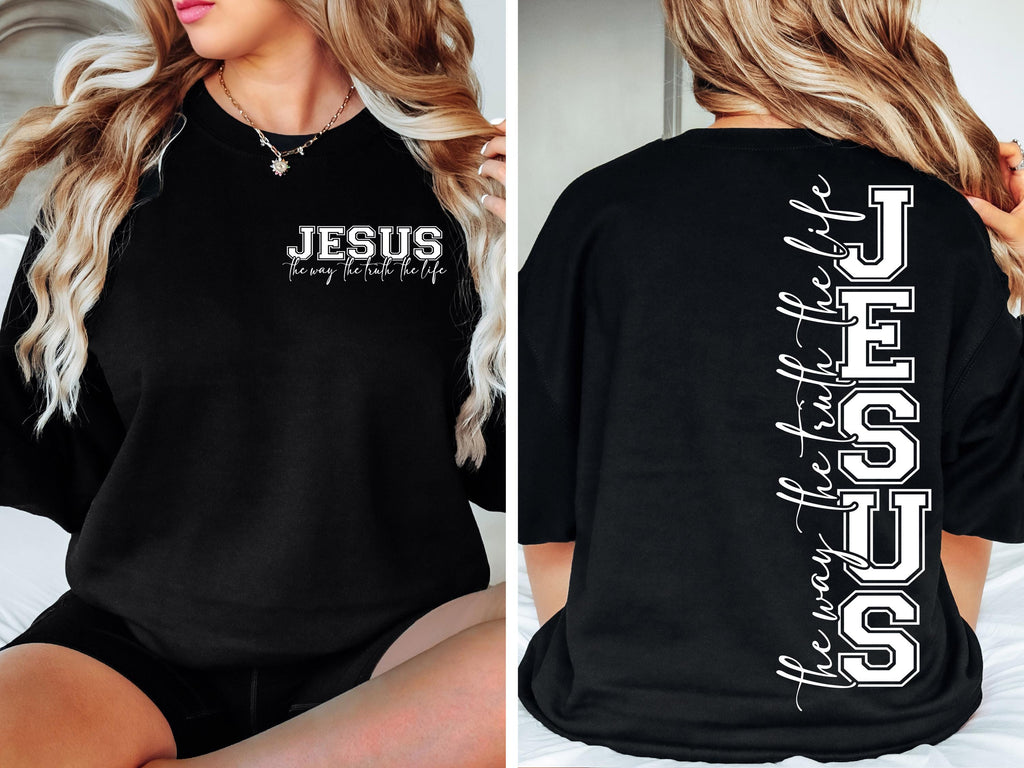 Jesus The Way The Truth The Life SVG PNG Bible Quote Svg Design Faith Svg Faith png Religious png Svg Christian Svg png Sublimation Cut File